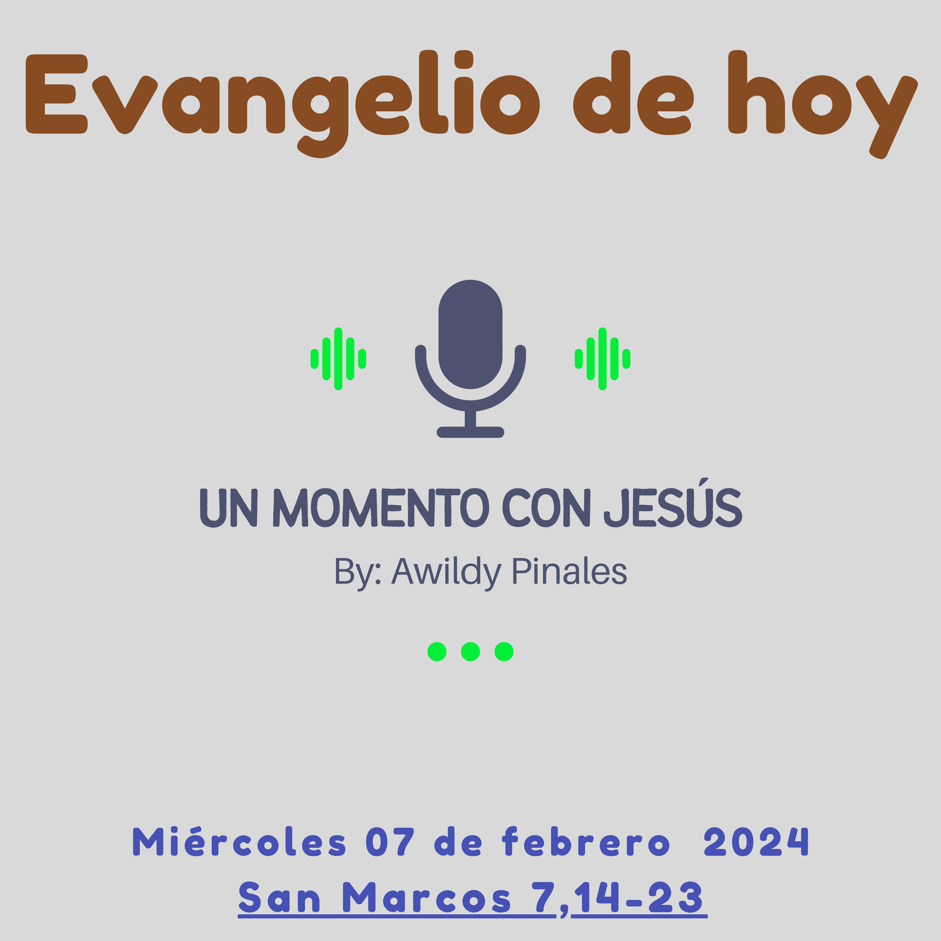✅ EVANGELIO DE HOY | ¿Qué contamina al hombre? | San Marcos 7,14-23 episode artwork