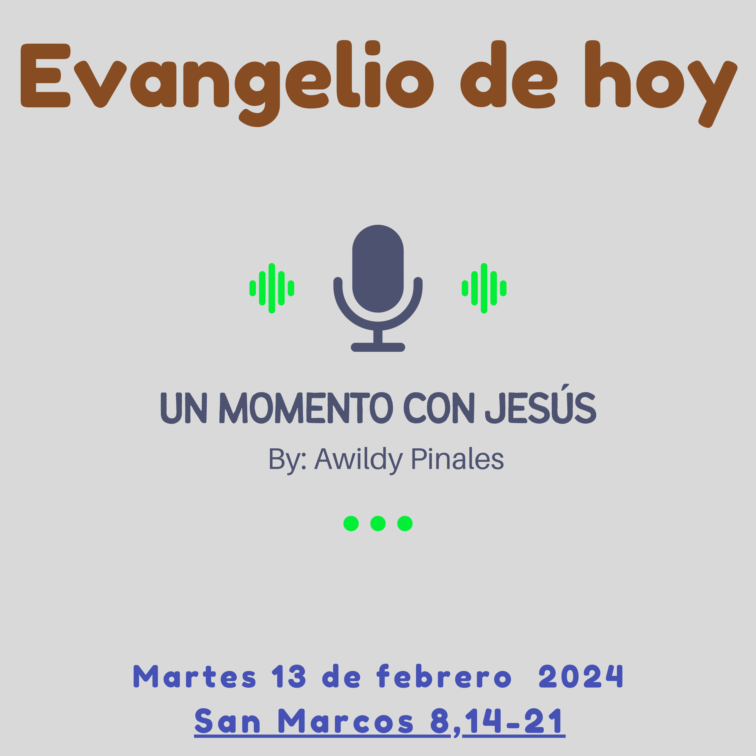 EVANGELIO DE HOY | Abrir los ojos y el corazón | Martes 13 de febrero 2024 episode artwork