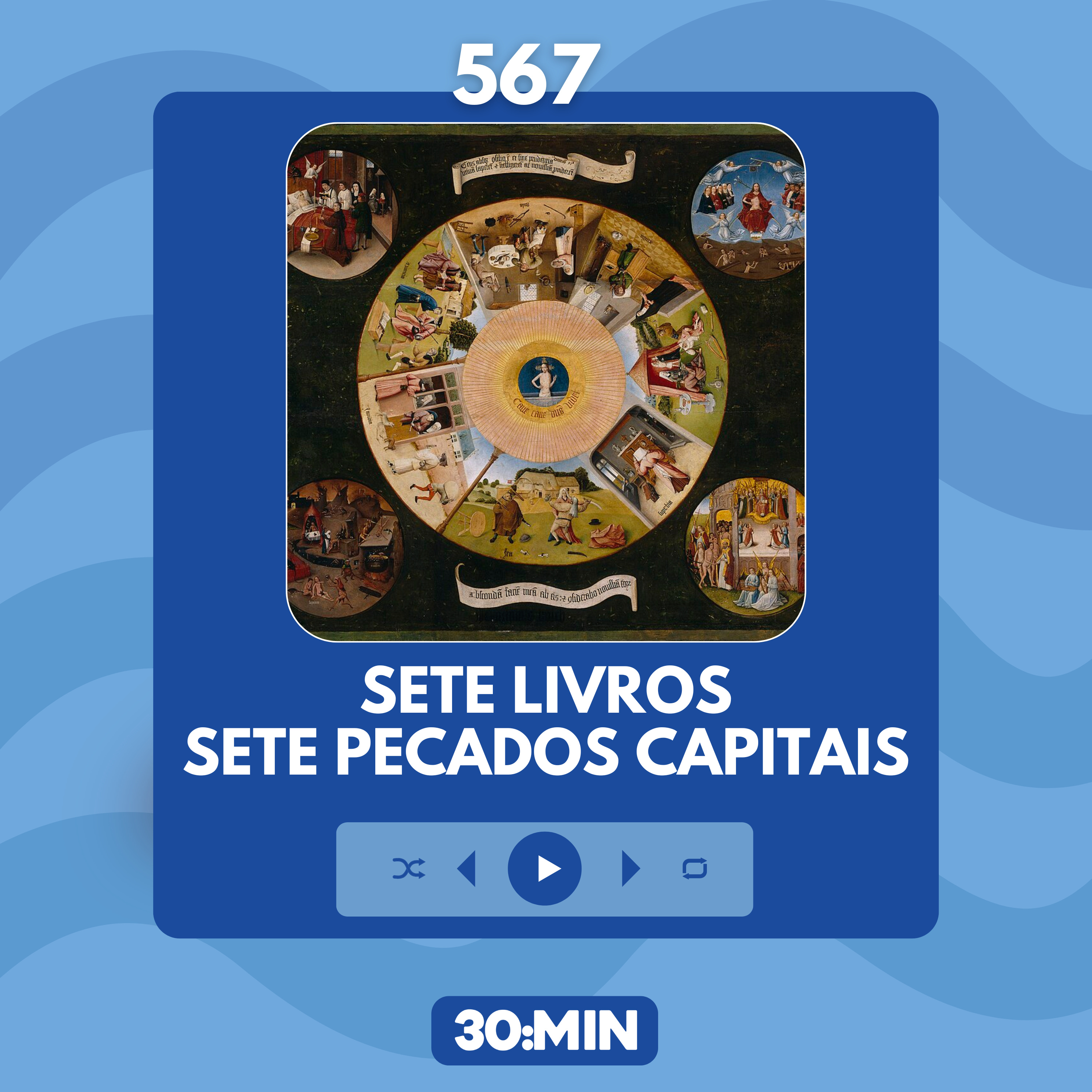 567: Sete livros, sete pecados capitais