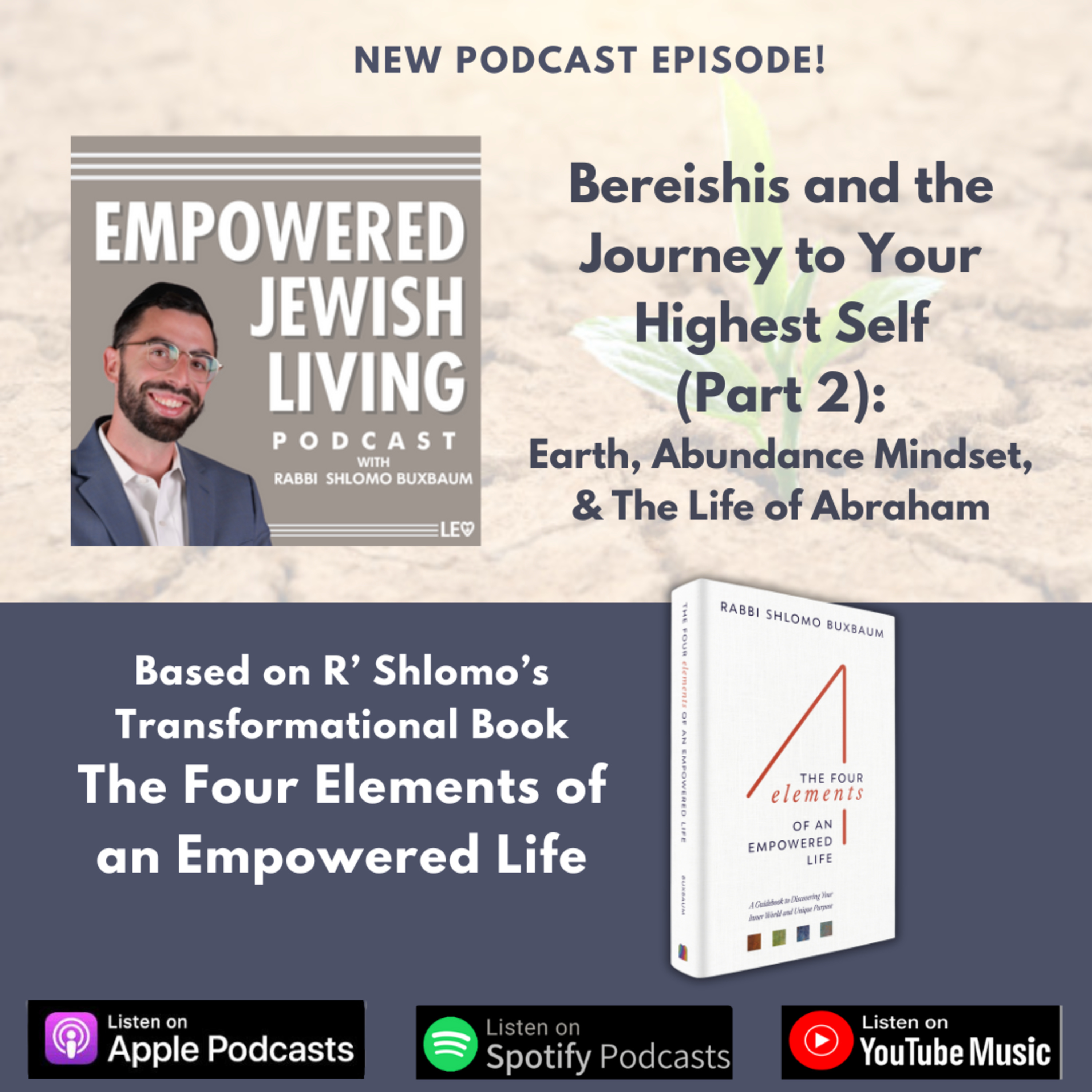 Book of Bereishis: Part 2- Earth, Abundance Mindset, and the Life of Abraham