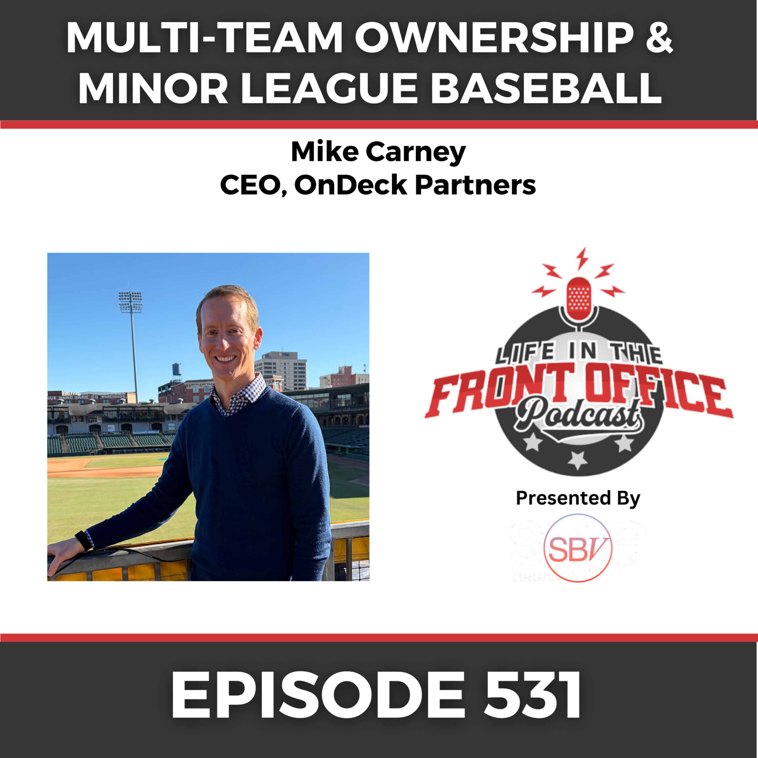Tech & AI Series Ep 2 with Mike Carney, CEO of OnDeck Partners - Multi-Team Ownership and Minor League Baseball + Private Equity episode artwork