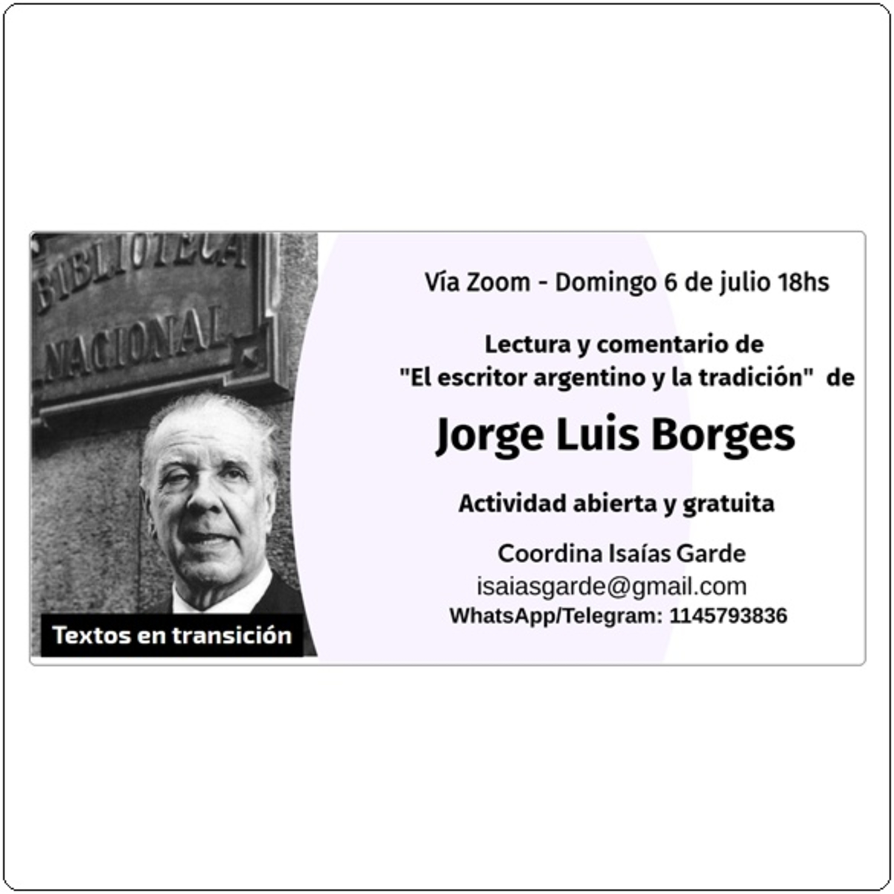 Isaías Garde - Textos en transición - Podcast