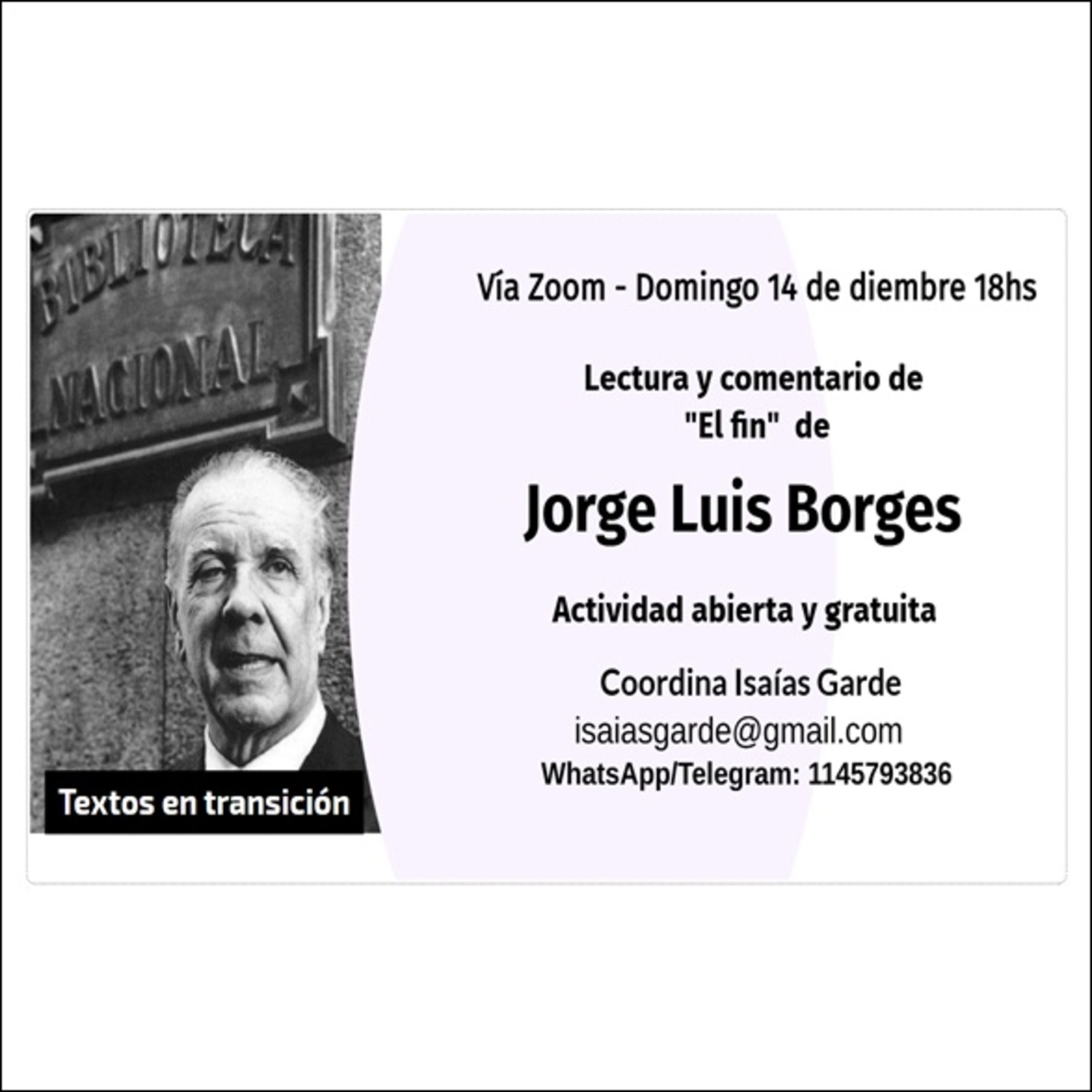 Isaías Garde - Textos en transición - Podcast