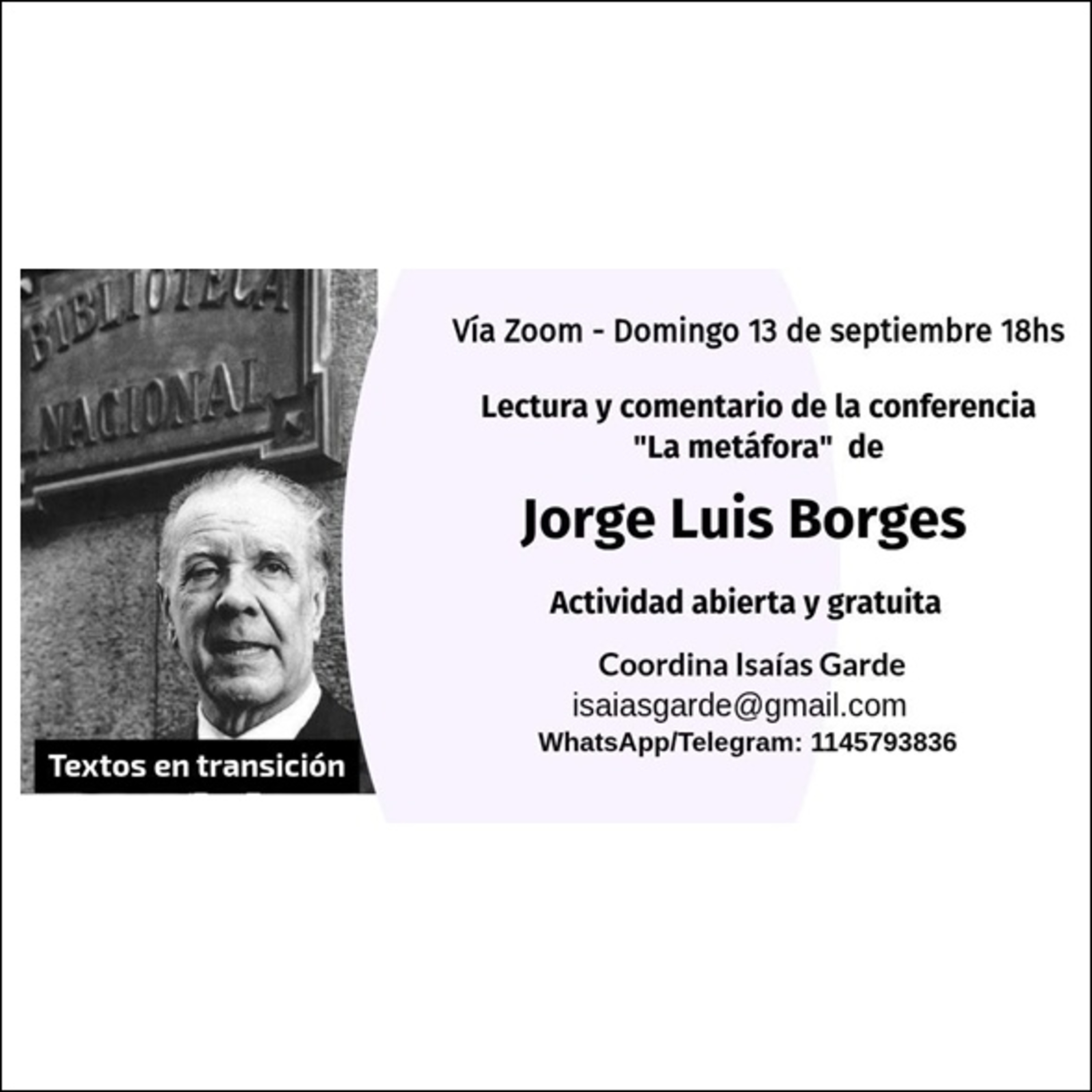 Portada de Isaías Garde - Textos en transición - Podcast
