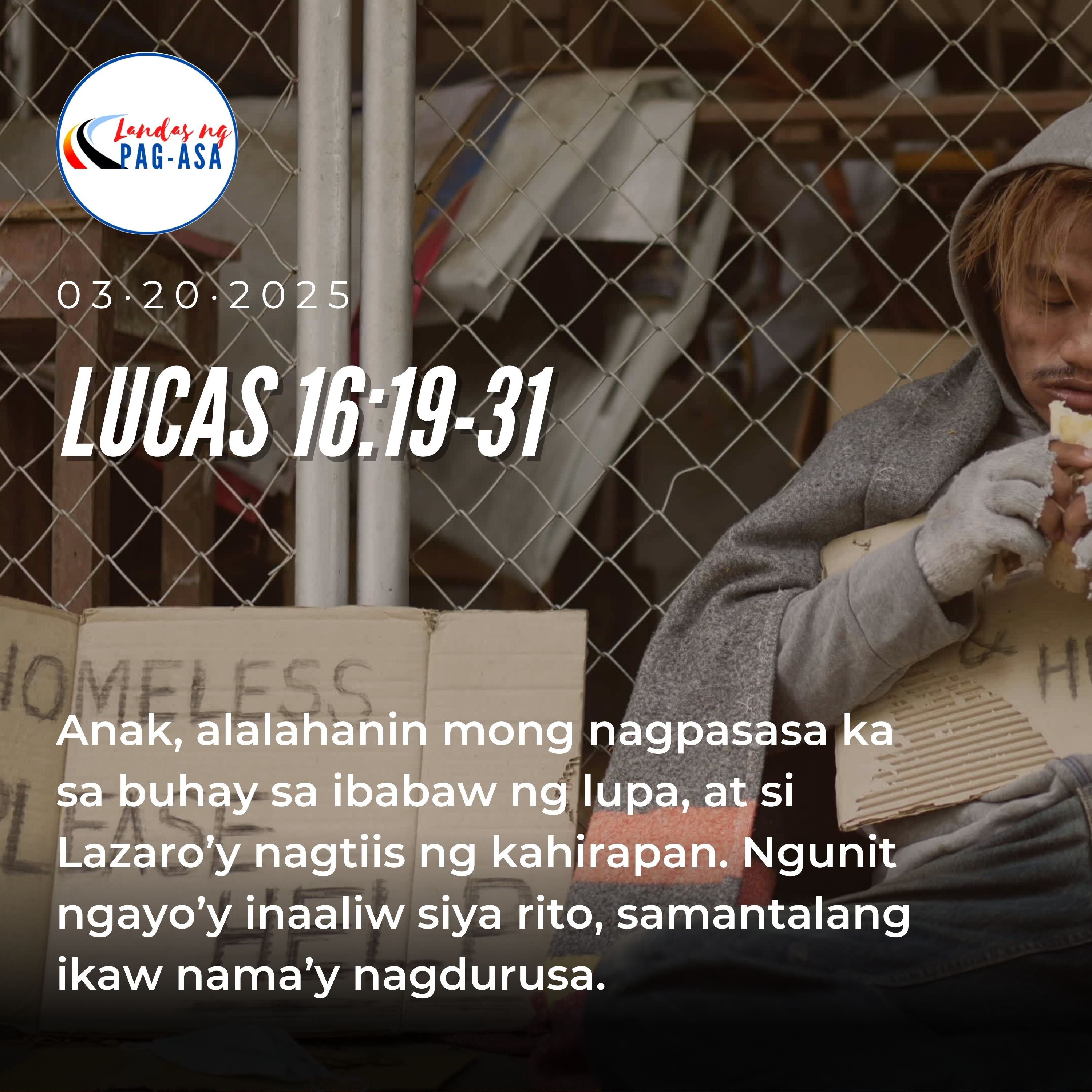 Landas ng Pag-Asa: "Mahirap ba Mahalin ang mga Mahihirap?" episode artwork