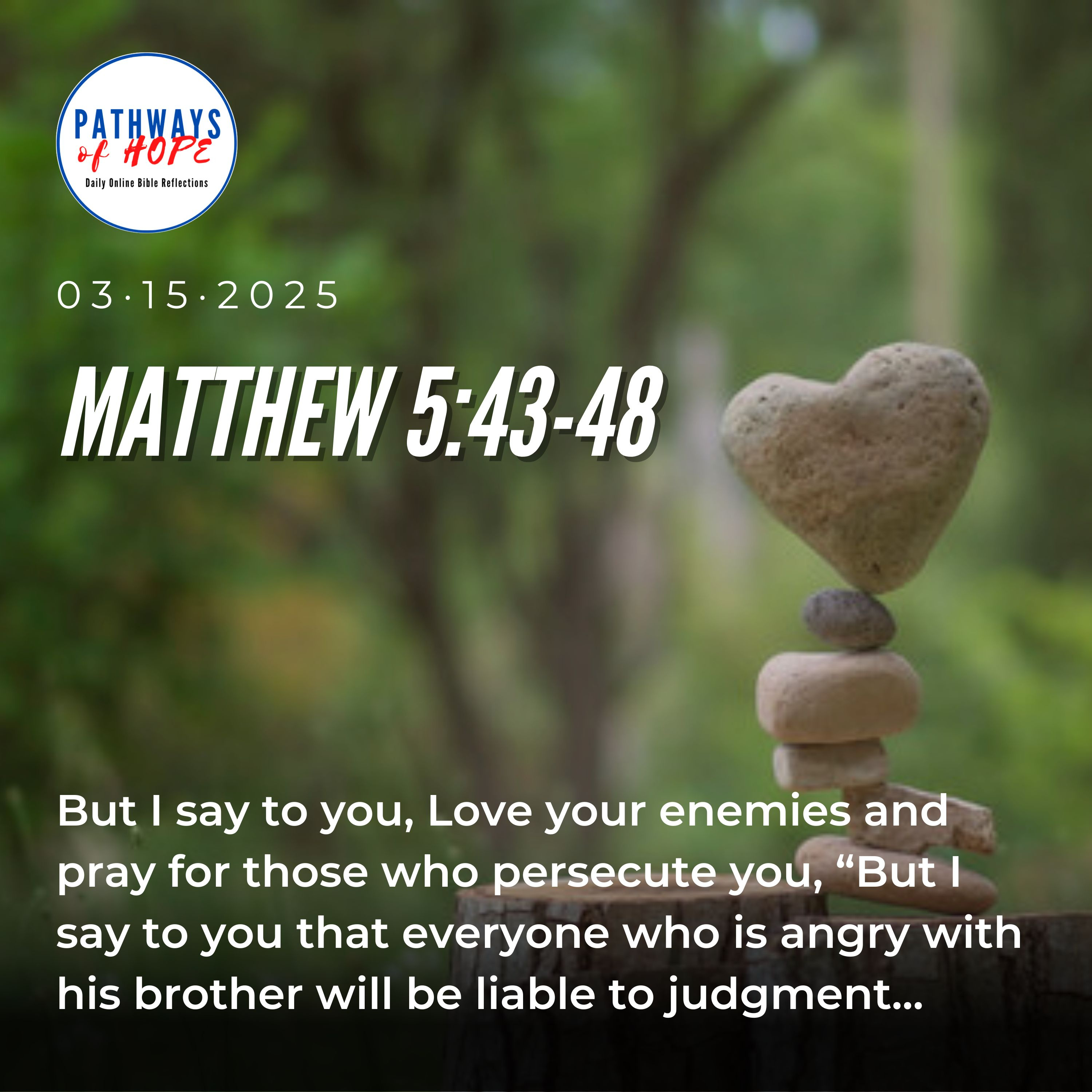 Pathways of Hope: "Love Your Enemies" episode artwork