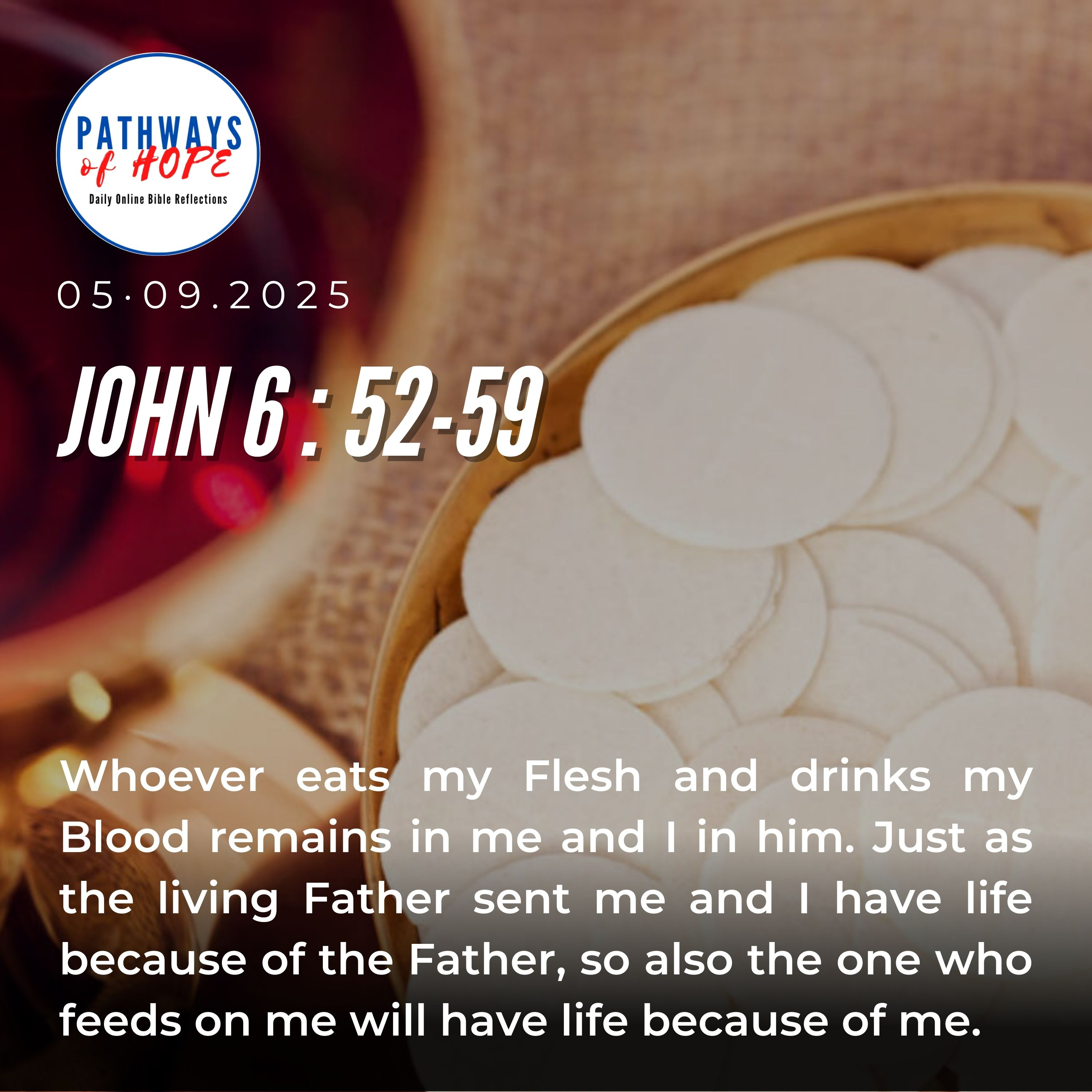 PATHWAYS OF HOPE: Jesus: The Bread That Sustains To Eternal Life. episode artwork