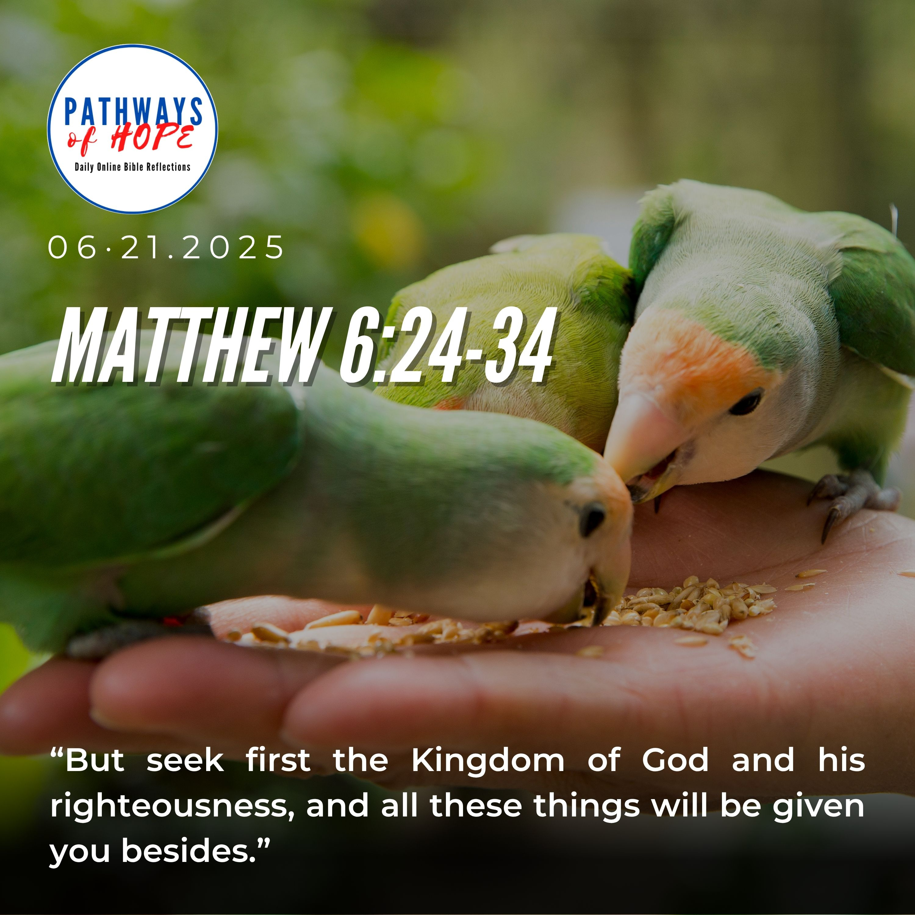 PATHWAYS OF HOPE: “SEEK FIRST THE KINGDOM” episode artwork