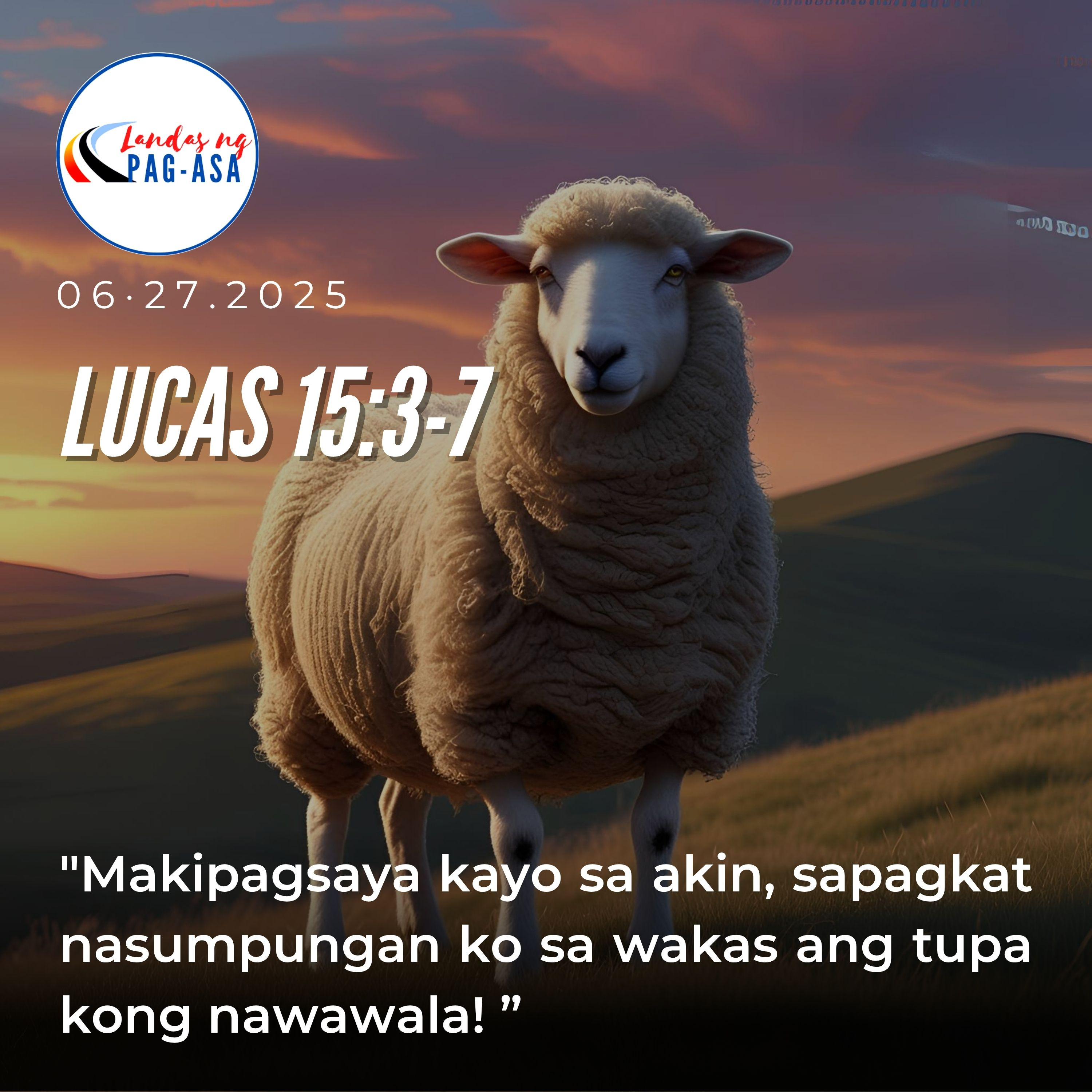 LANDAS NG PAG-ASA : “LAHAT BA TAYO AY NAWAWALANG TUPA?” episode artwork