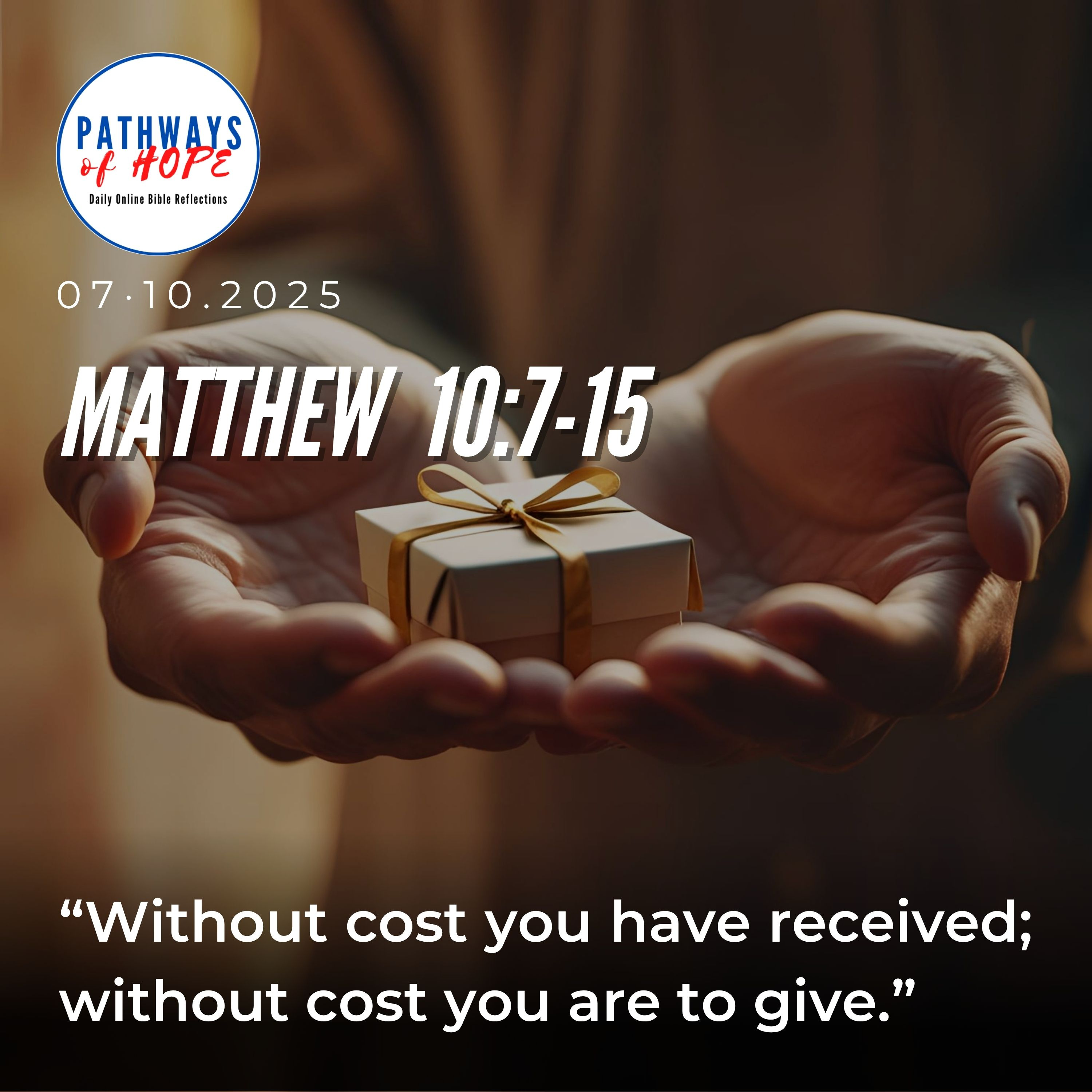 PATHWAYS OF HOPE: “FREELY YOU ARE TO RECEIVE, FREELY YOU ARE TO GIVE” episode artwork