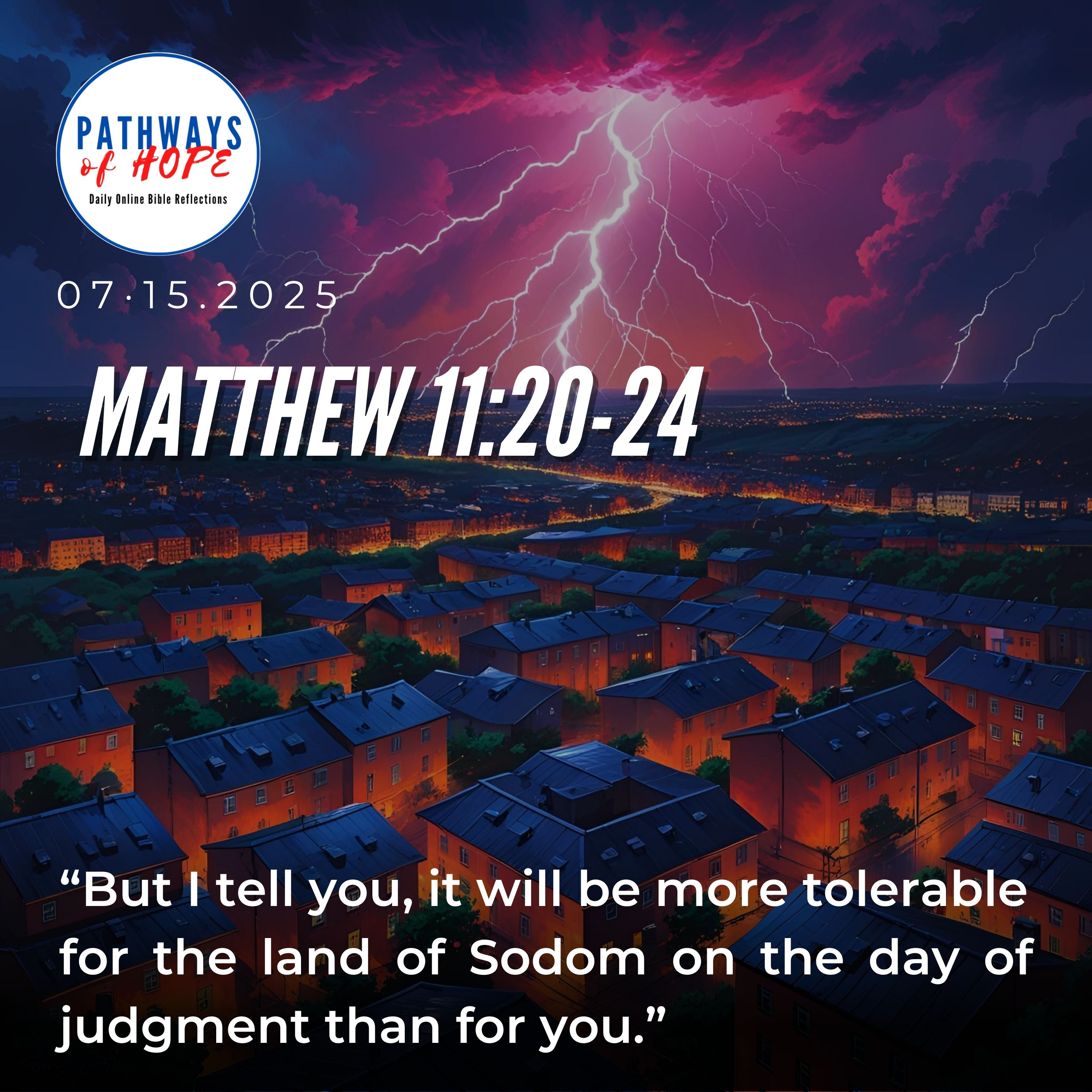 PATHWAYS OF HOPE: “WOE TO THE UNREPENTANT” episode artwork