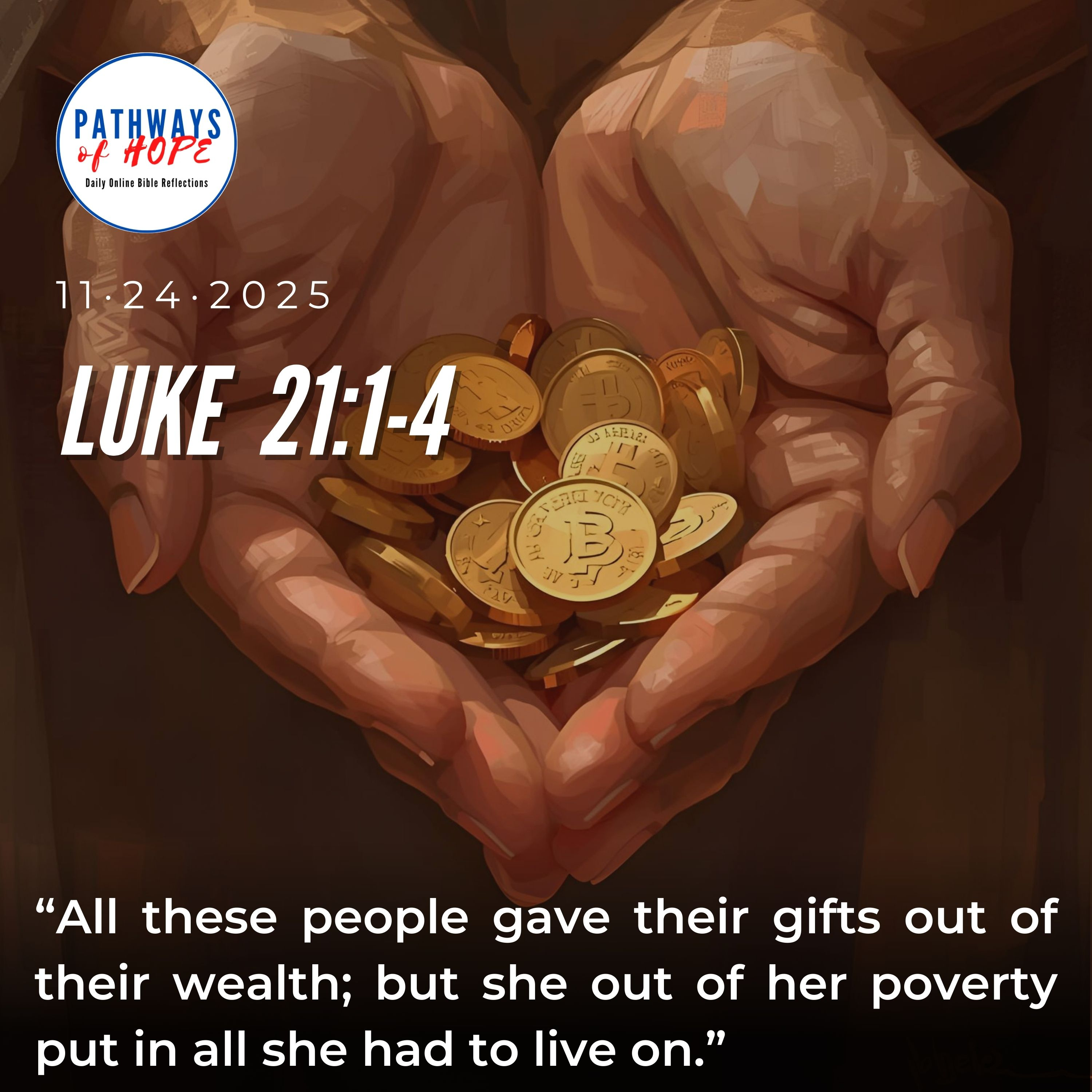 PATHWAYS OF HOPE: “TRUE GENEROSITY FROM A SURRENDERED HEART” episode artwork