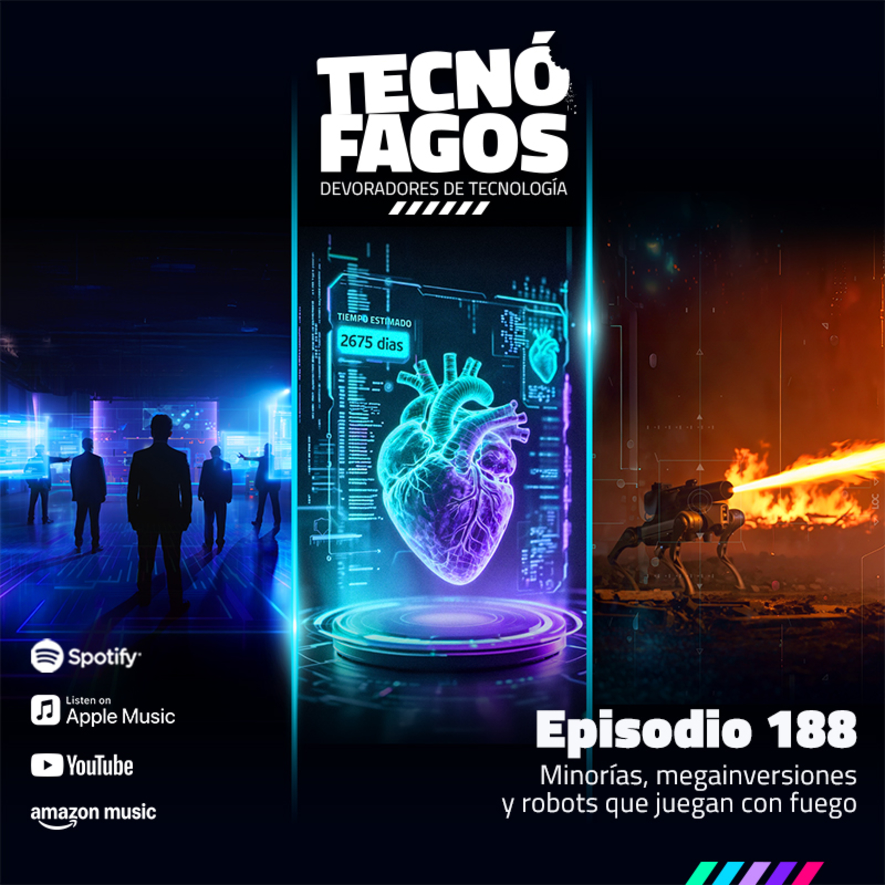 Ep. 188: Minorías, megainversiones y robots que juegan con fuego