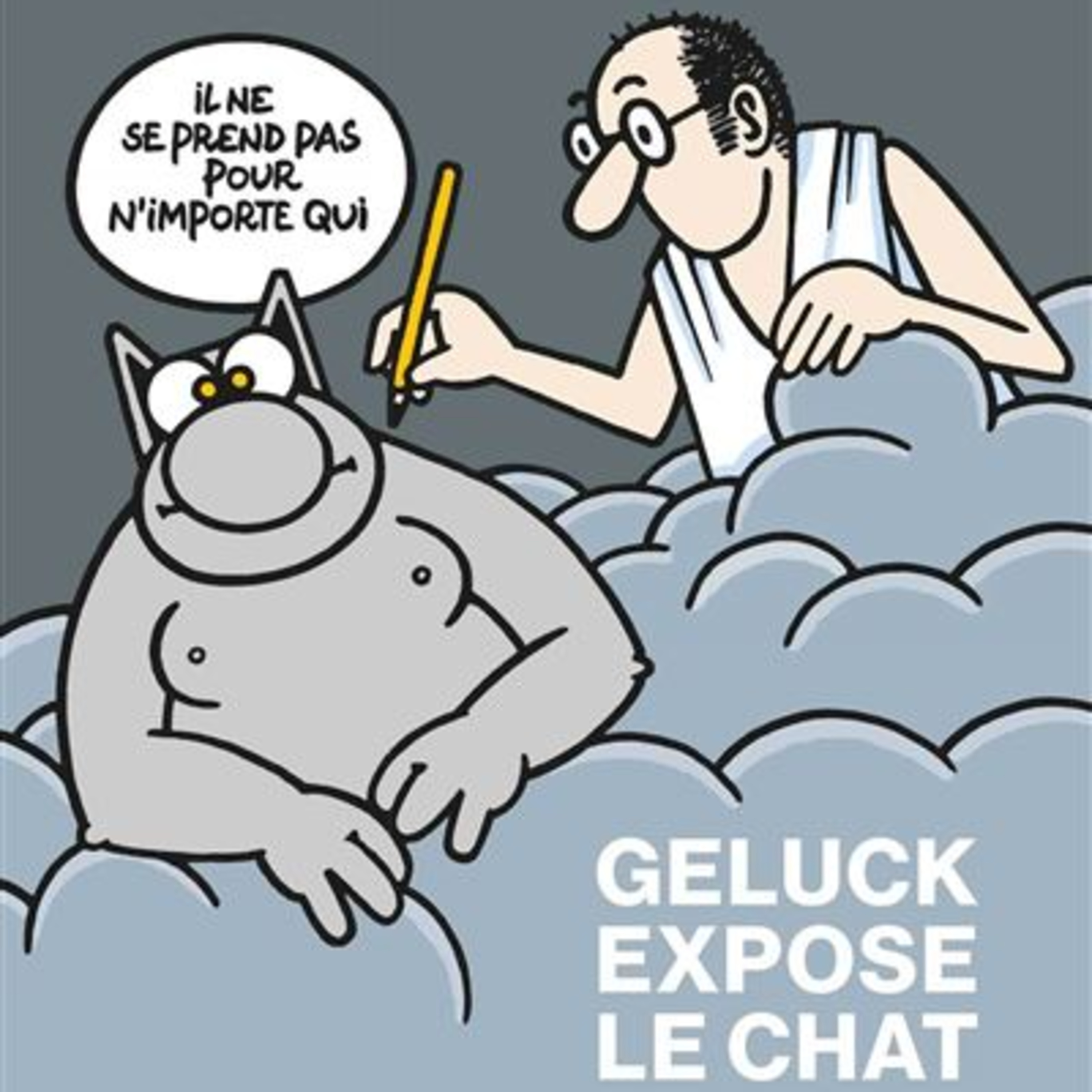 Geluck expose Le Chat episode artwork