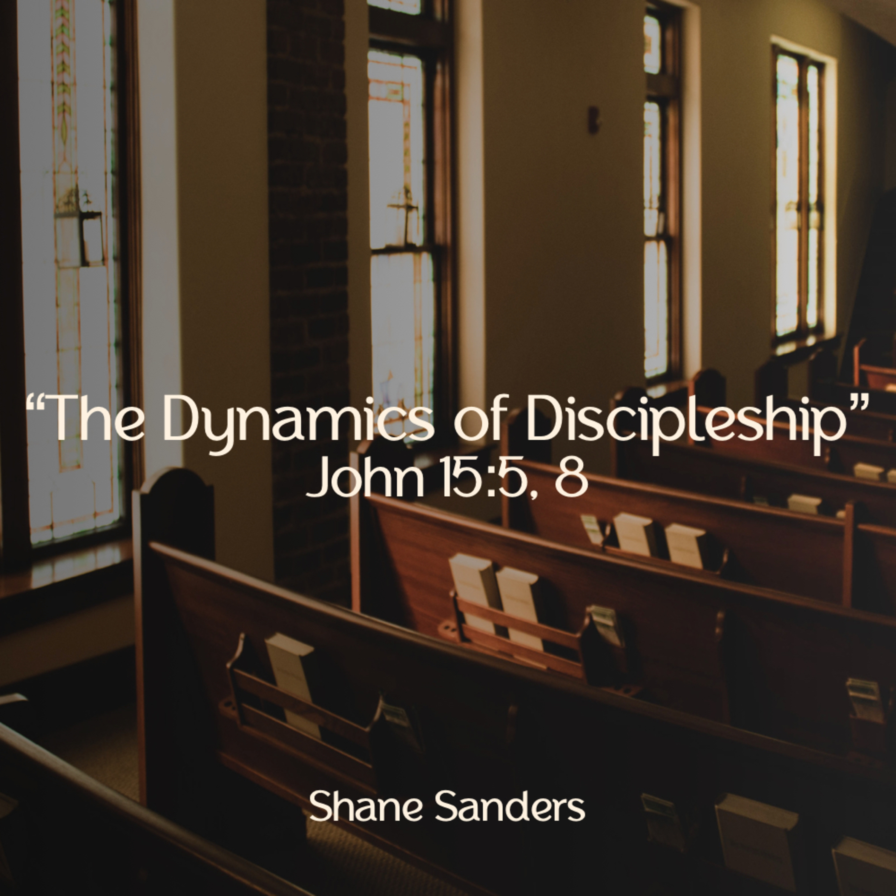 “The Dynamics of Discipleship” - John 15:5, 8 - Shane Sanders episode artwork