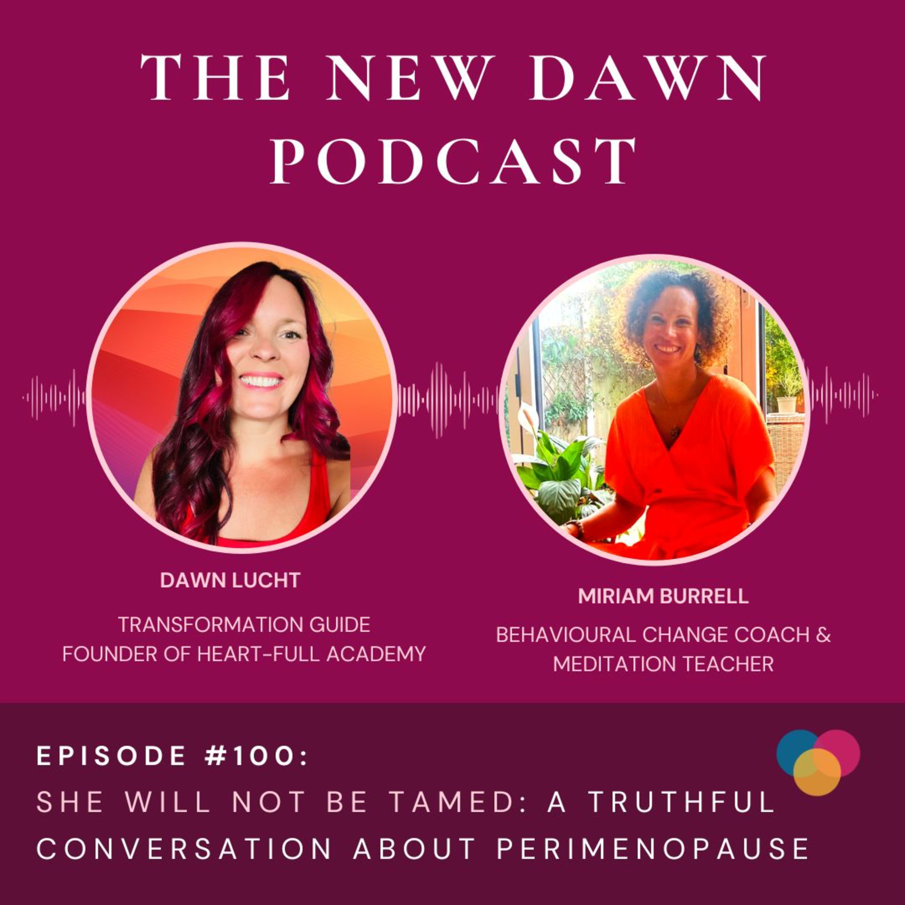 100: She Will Not Be Tamed: A Truthful Conversation About Perimenopause episode artwork
