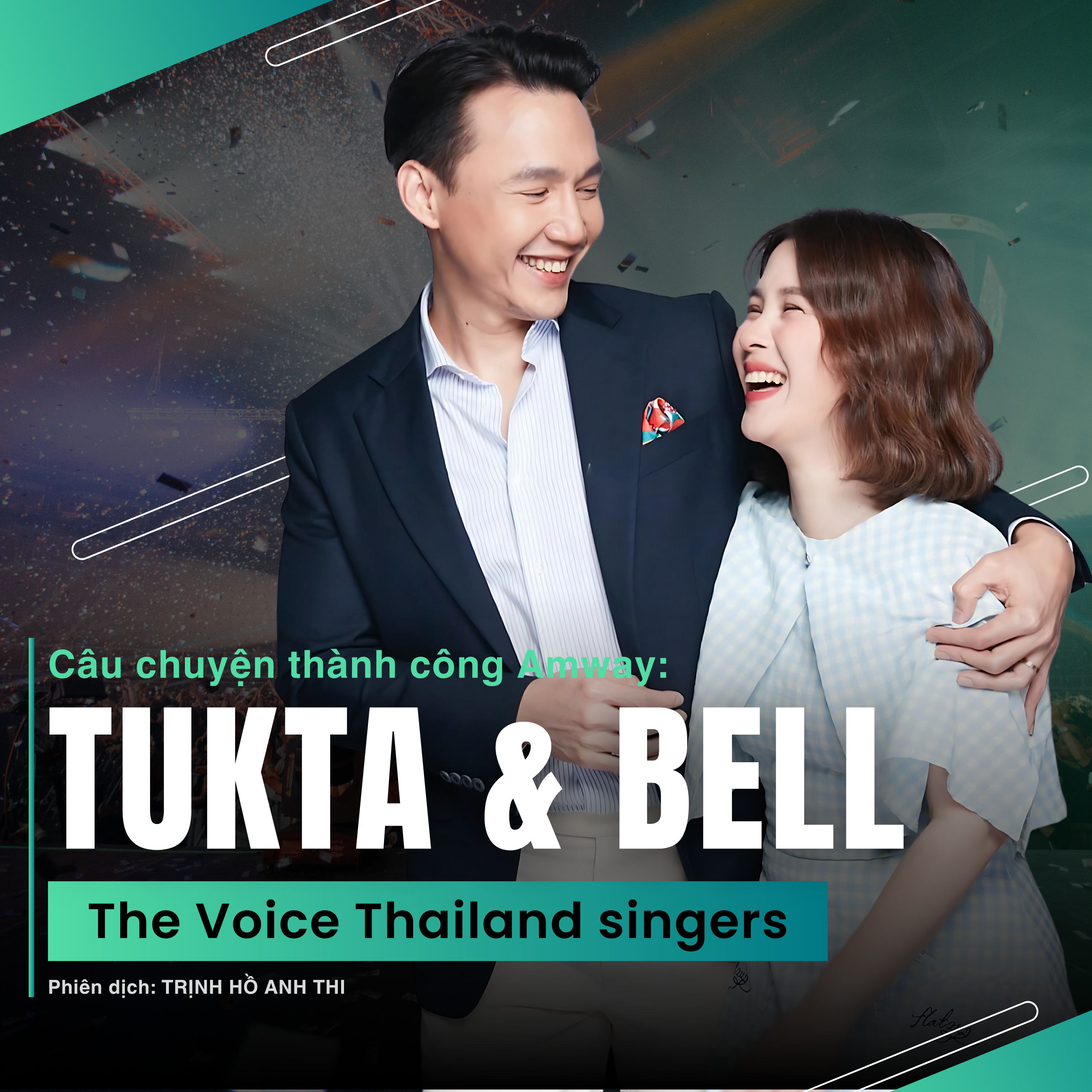Ca Sĩ The Voice Thái Lan Thành Công Với Amway | Rally EDC Tukta & Bell