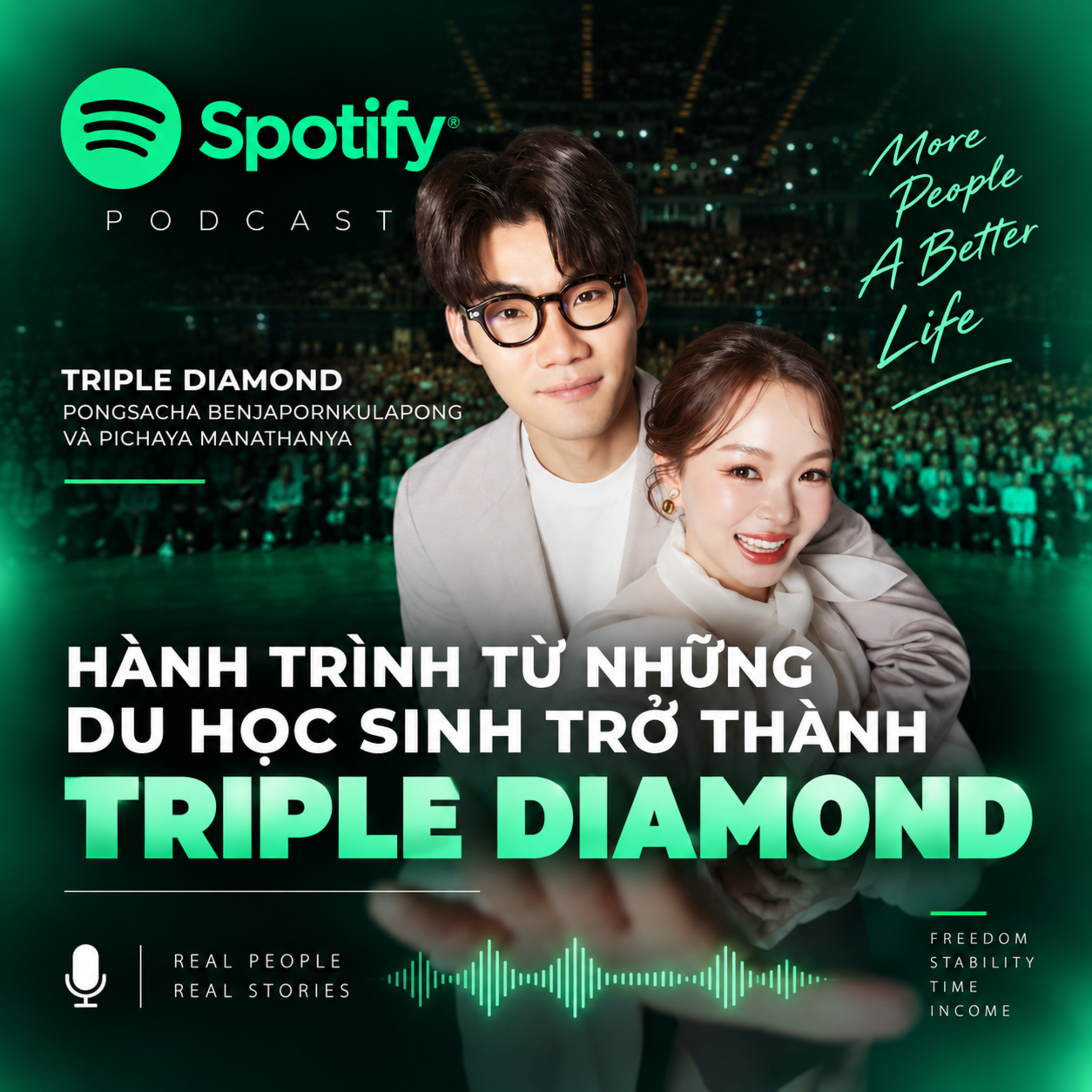 Hành Trình Từ Du Học Sinh Trở Thành Triple Diamond Trong Amway | Pongsacha và Pichaya (Joe & Honey)
