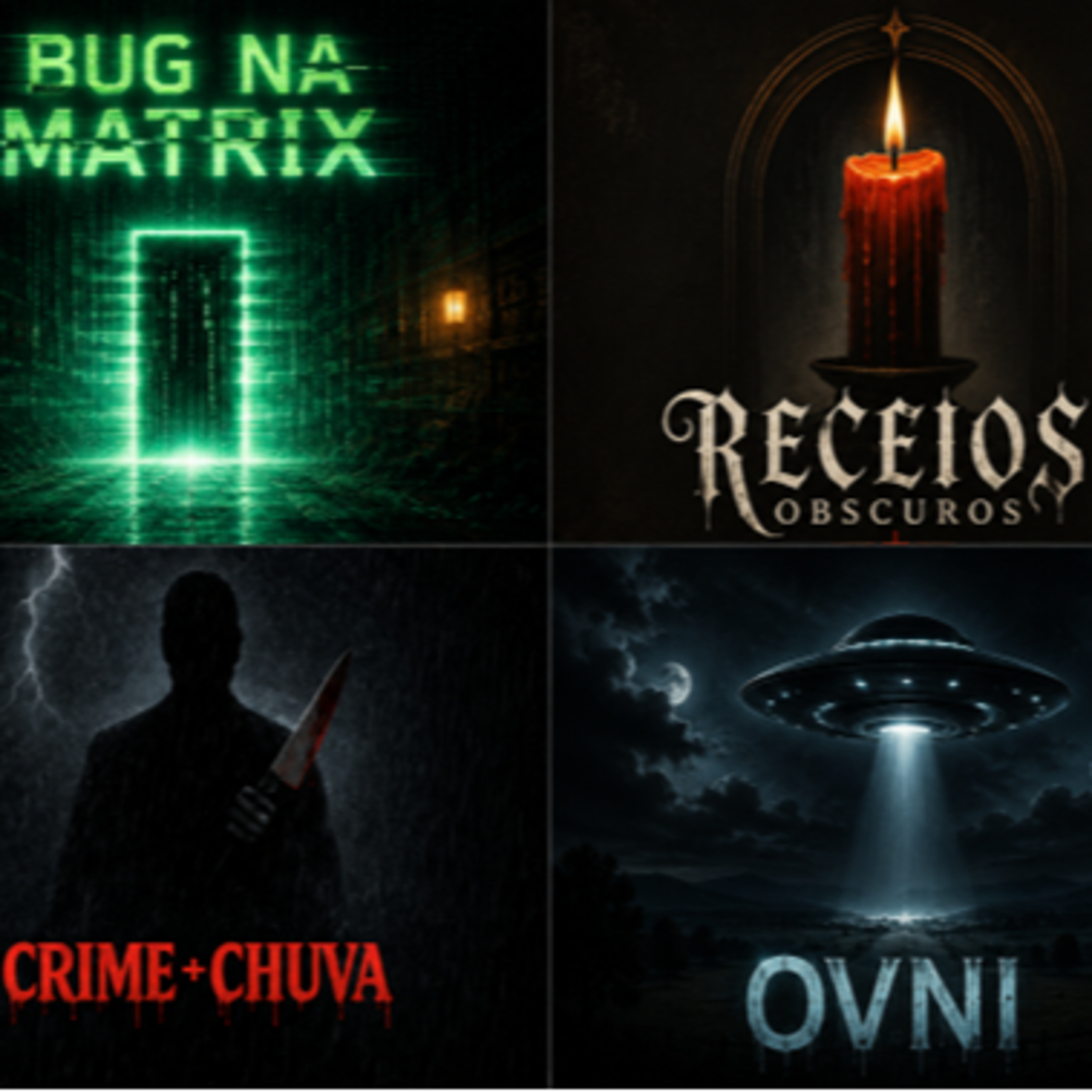 4 em 1 - Bug na matrix / Terror da vida real / Sobrenatural / OVNI's