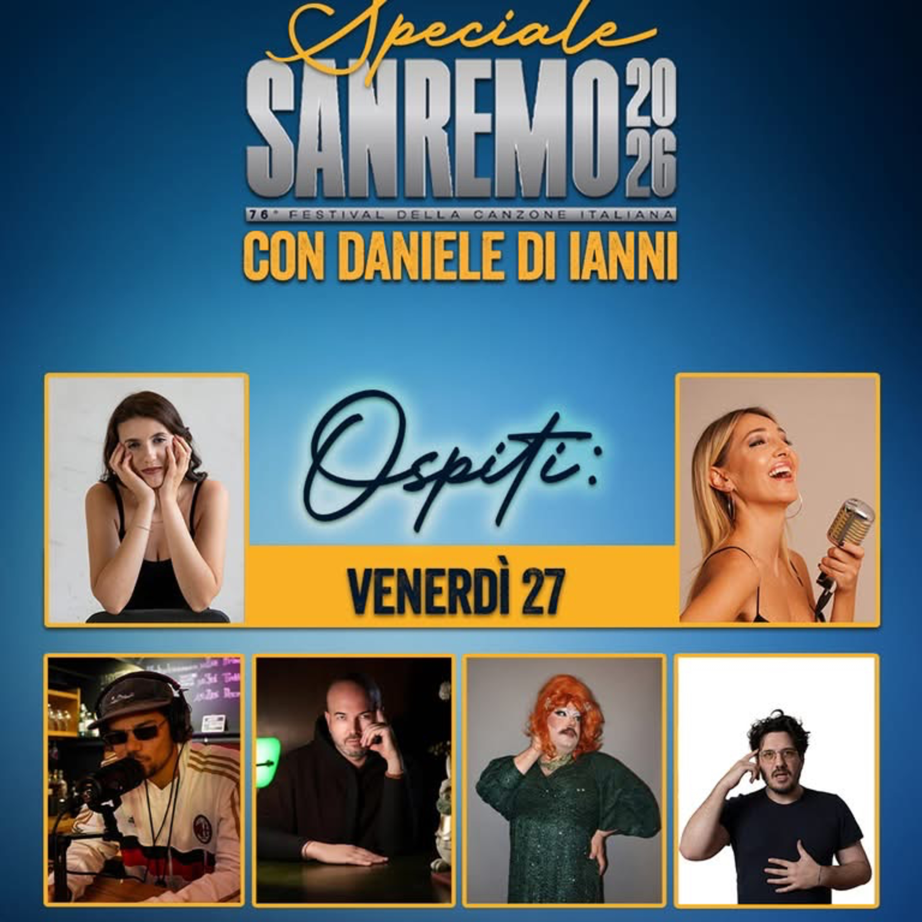 Delta 1 Speciale Sanremo - serata cover  episode artwork