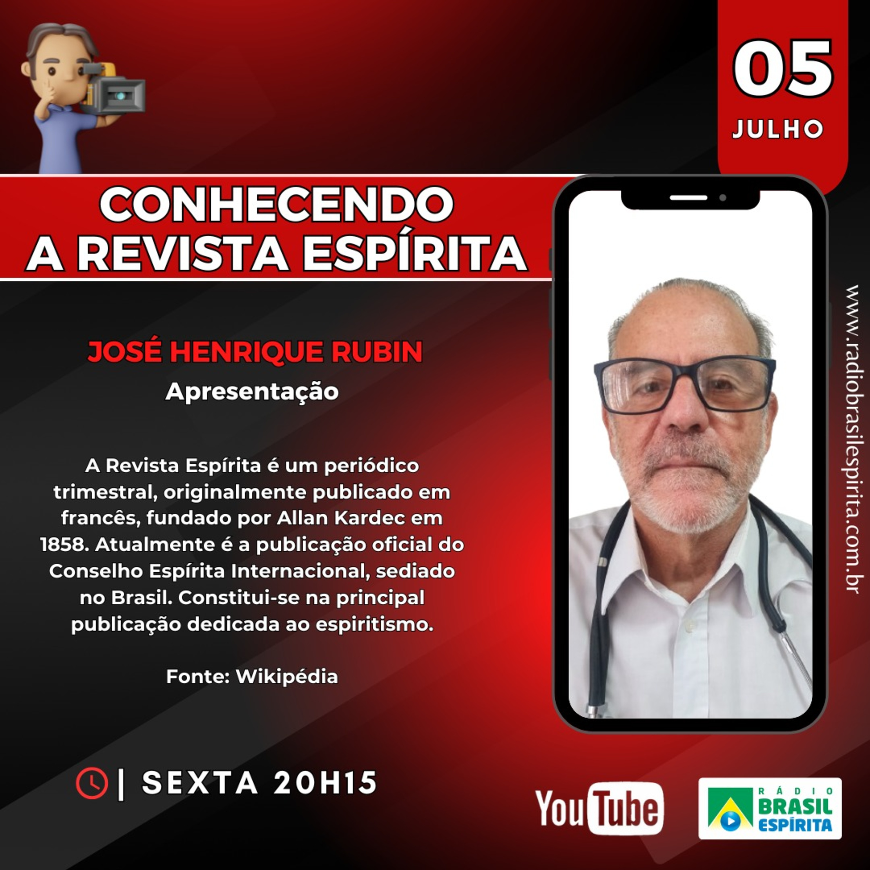 CONHECENDO A REVISTA ESPÍRITA #rbeoficial episode artwork