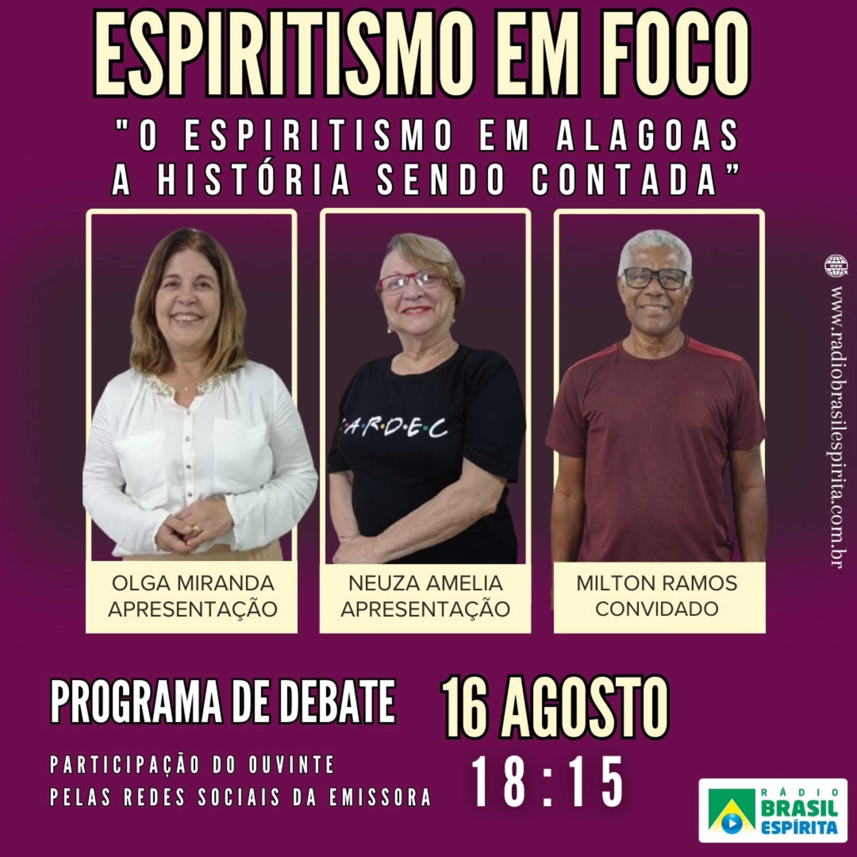 O ESPIRITISMO EM ALAGOAS A HISTÓRIA SENDO CONTADA. #rbeoficial #podcast episode artwork