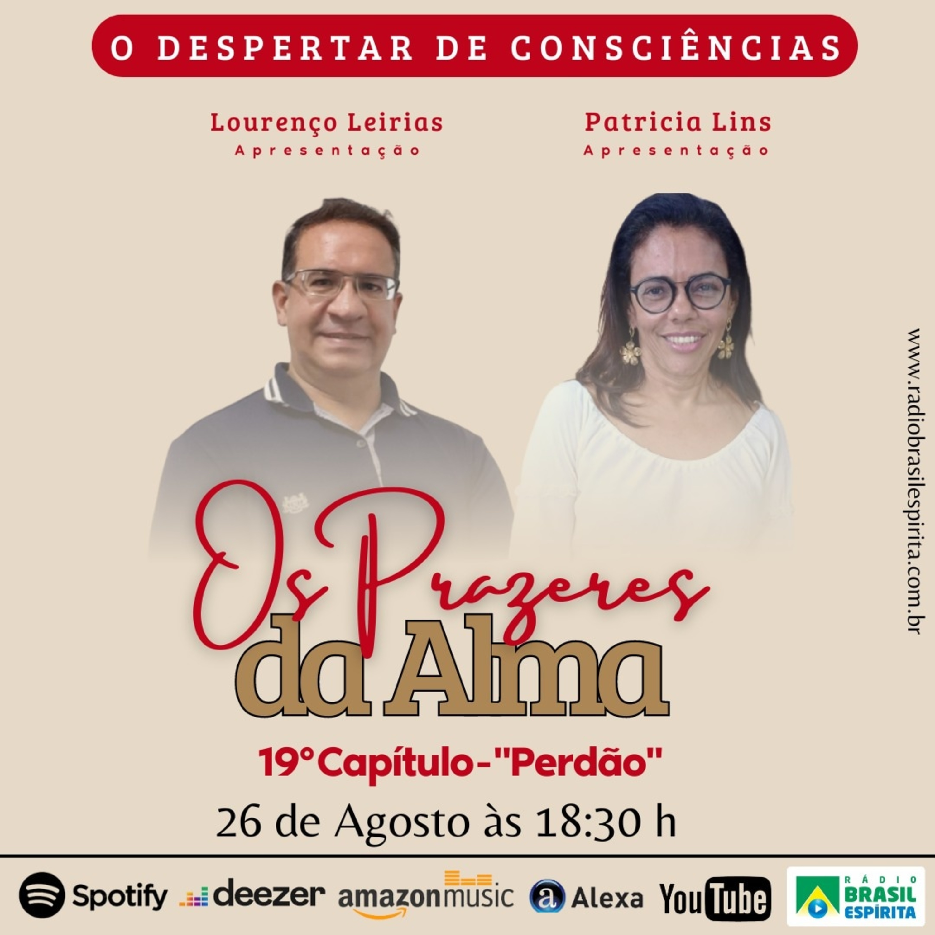 OS PRAZERES DA ALMA - 19 Capítulo - PERDÃO  #rbeoficial #podcast episode artwork