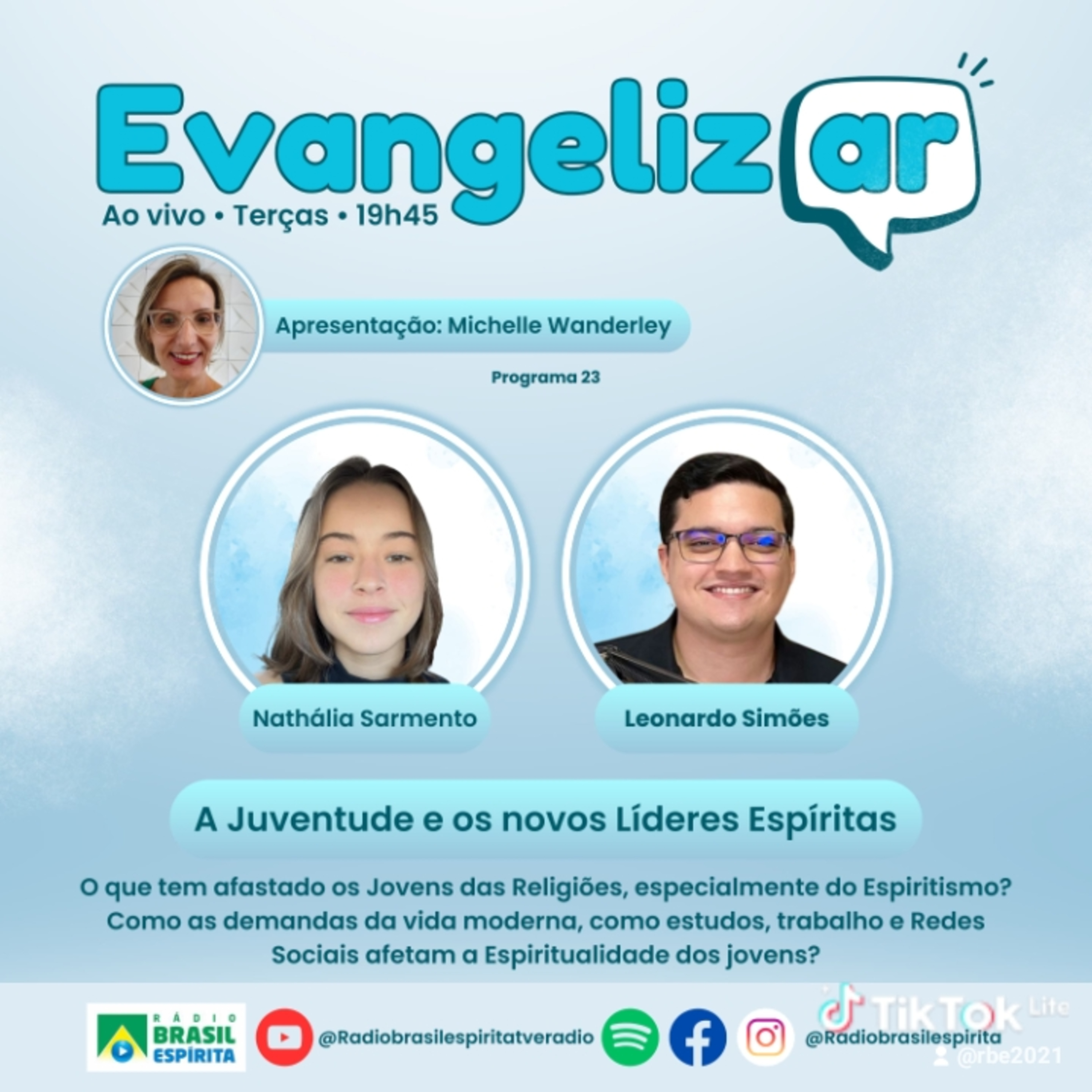 A JUVENTUDE E OS NOVOS LÍDERES ESPÍRITAS #rbeoficial episode artwork
