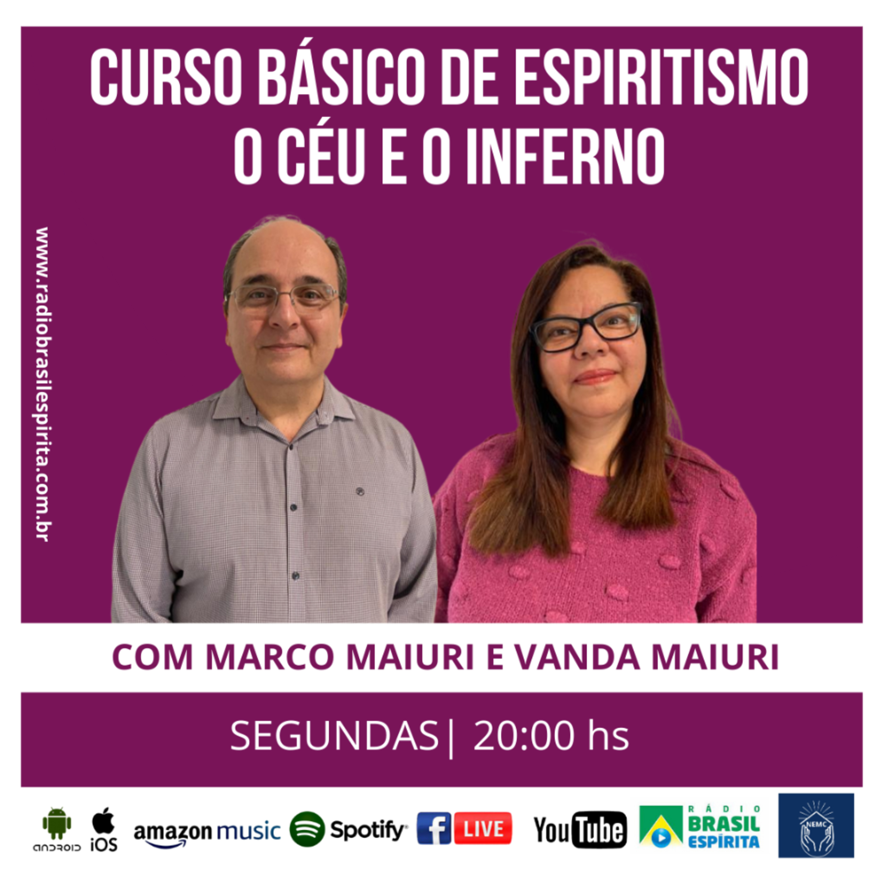 CURSO BÁSICO DE ESPIRITISMO - O CÉU E O INFERNO #rbeoficial  episode artwork