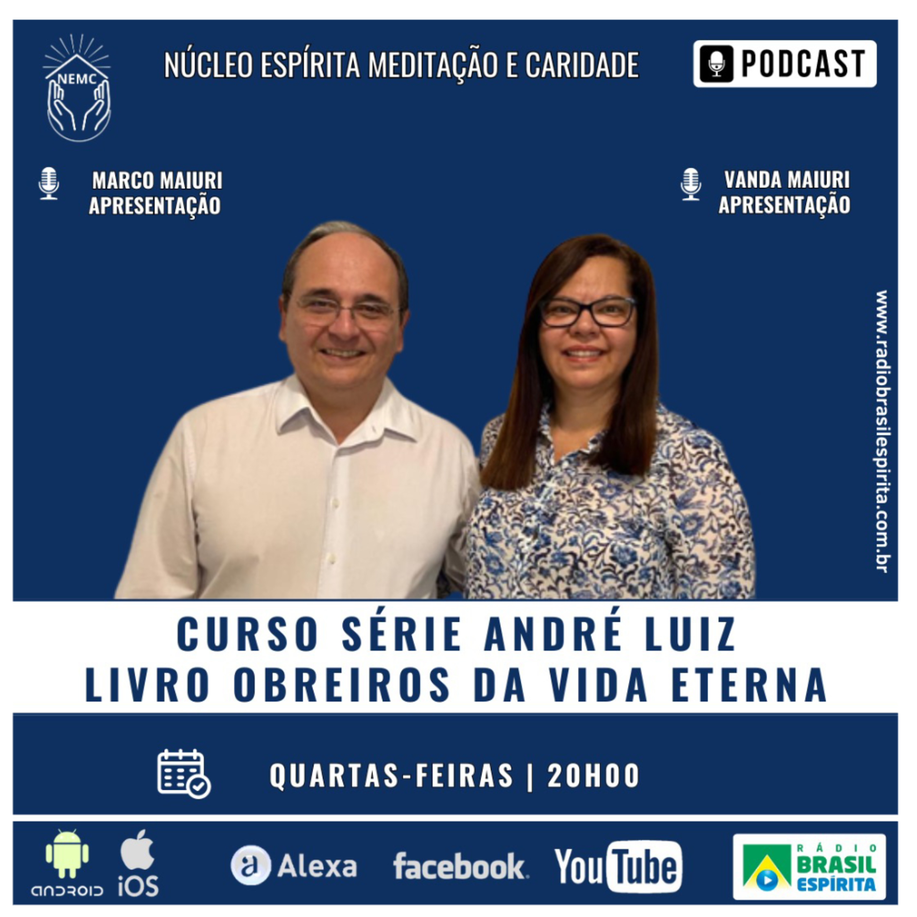 CURSO SÉRIE ANDRÉ LUIZ - LIVRO OBREIROS DA VIDA ETERNA #rbeoficial episode artwork