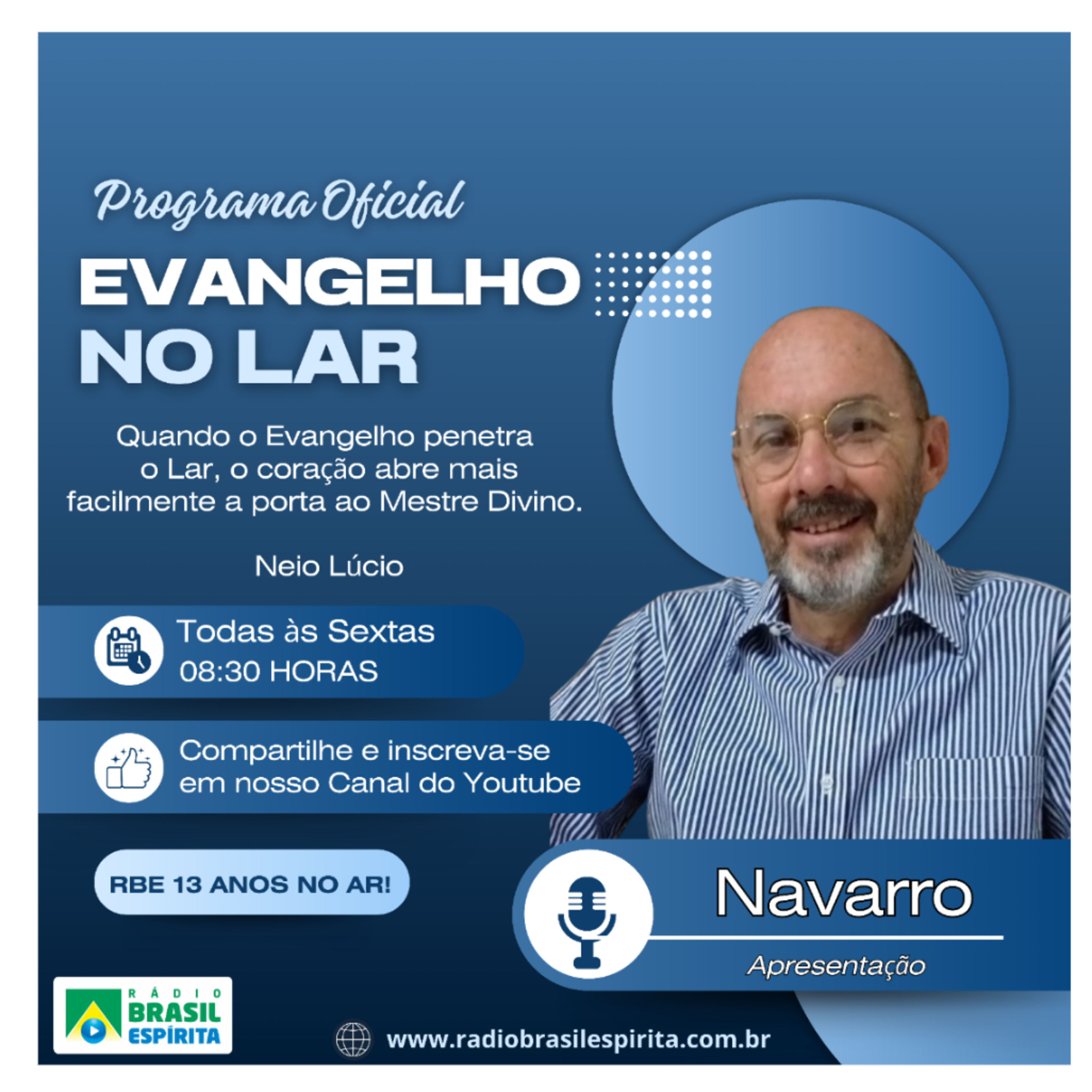 EVANGELHO NO LAR COM NAVARRO #rbeoficial episode artwork