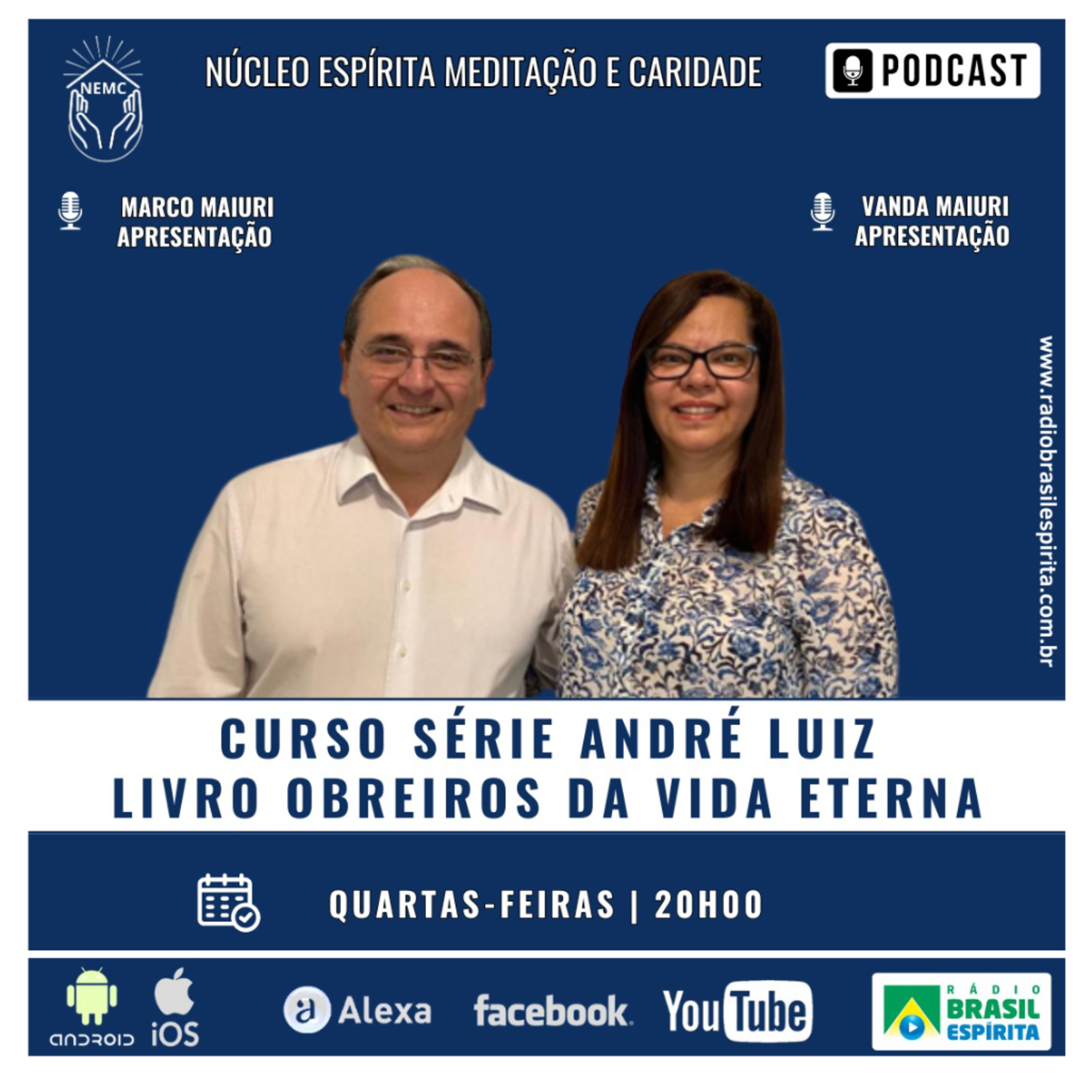 CURSO SÉRIE ANDRÉ LUIZ - LIVRO OBREIROS DA VIDA ETERNA #rbeoficial episode artwork