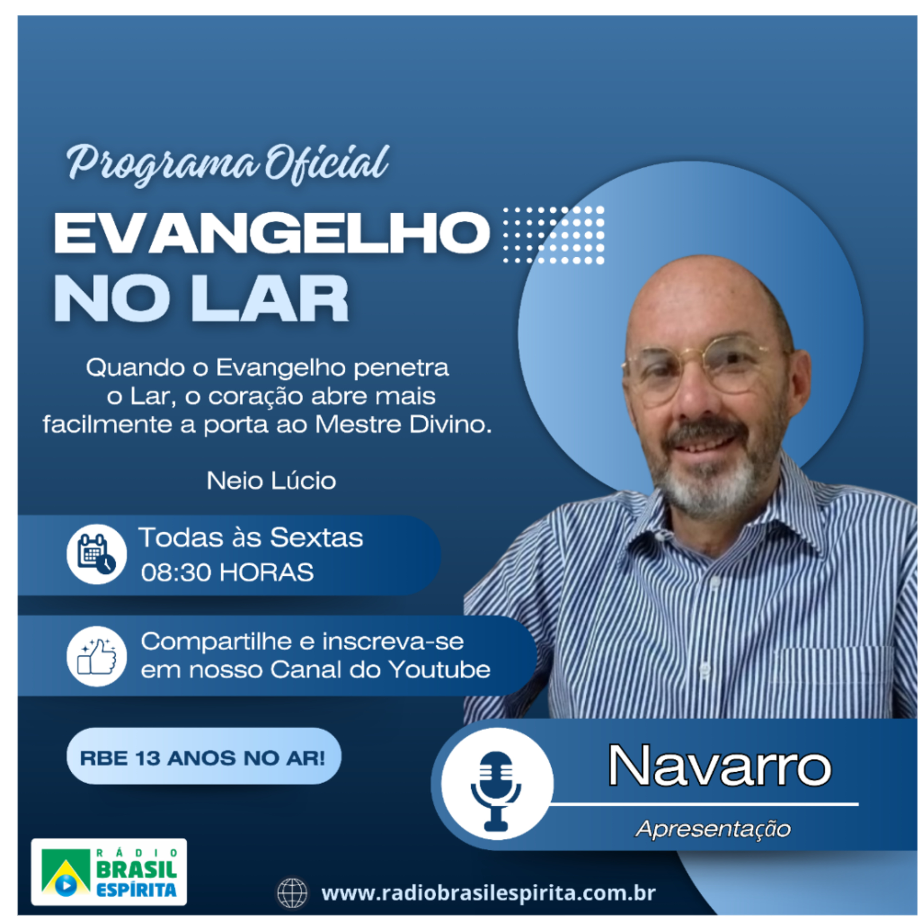 EVANGELHO NO LAR COM NAVARRO #rbeoficial episode artwork