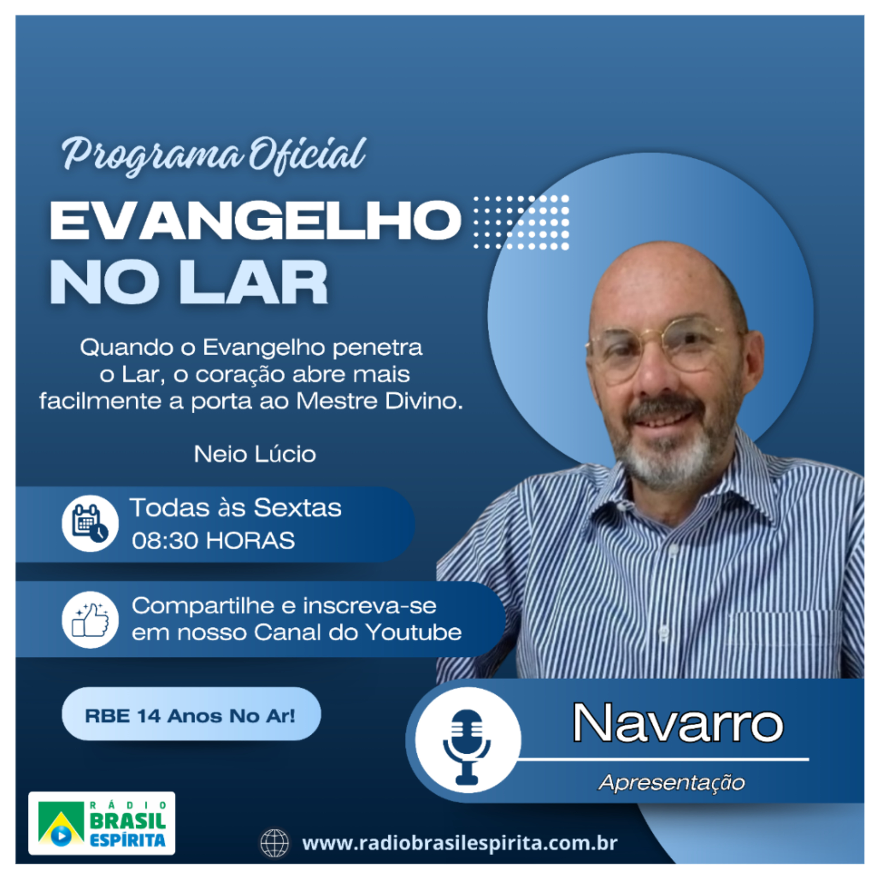EVANGELHO NO LAR COM NAVARRO #rbeoficial episode artwork