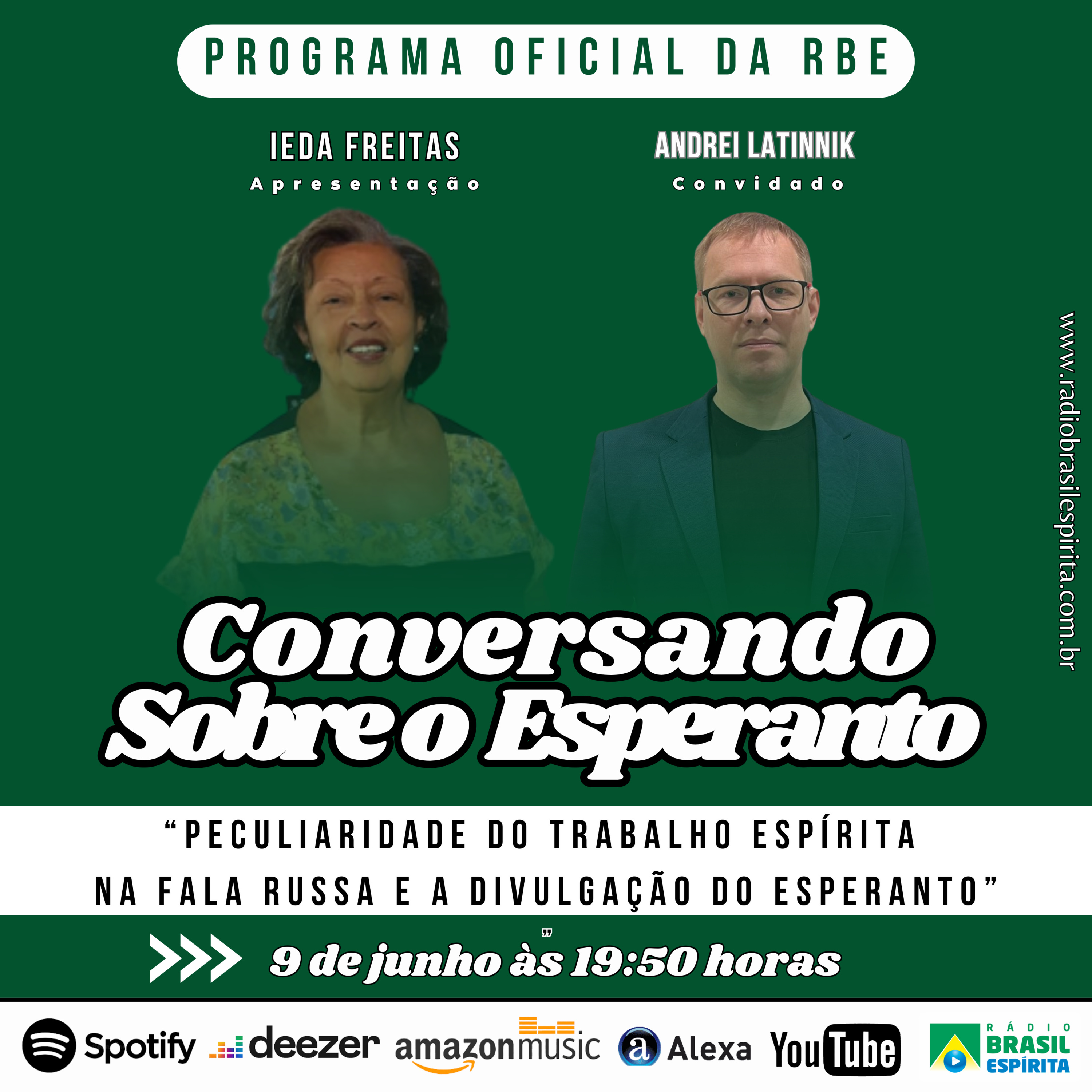 “PECULIARIDADE DO TRABALHO ESPÍRITA NA FALA RUSSA E A DIVULGAÇÃO DO ESPERANTO” #rbeoficial episode artwork