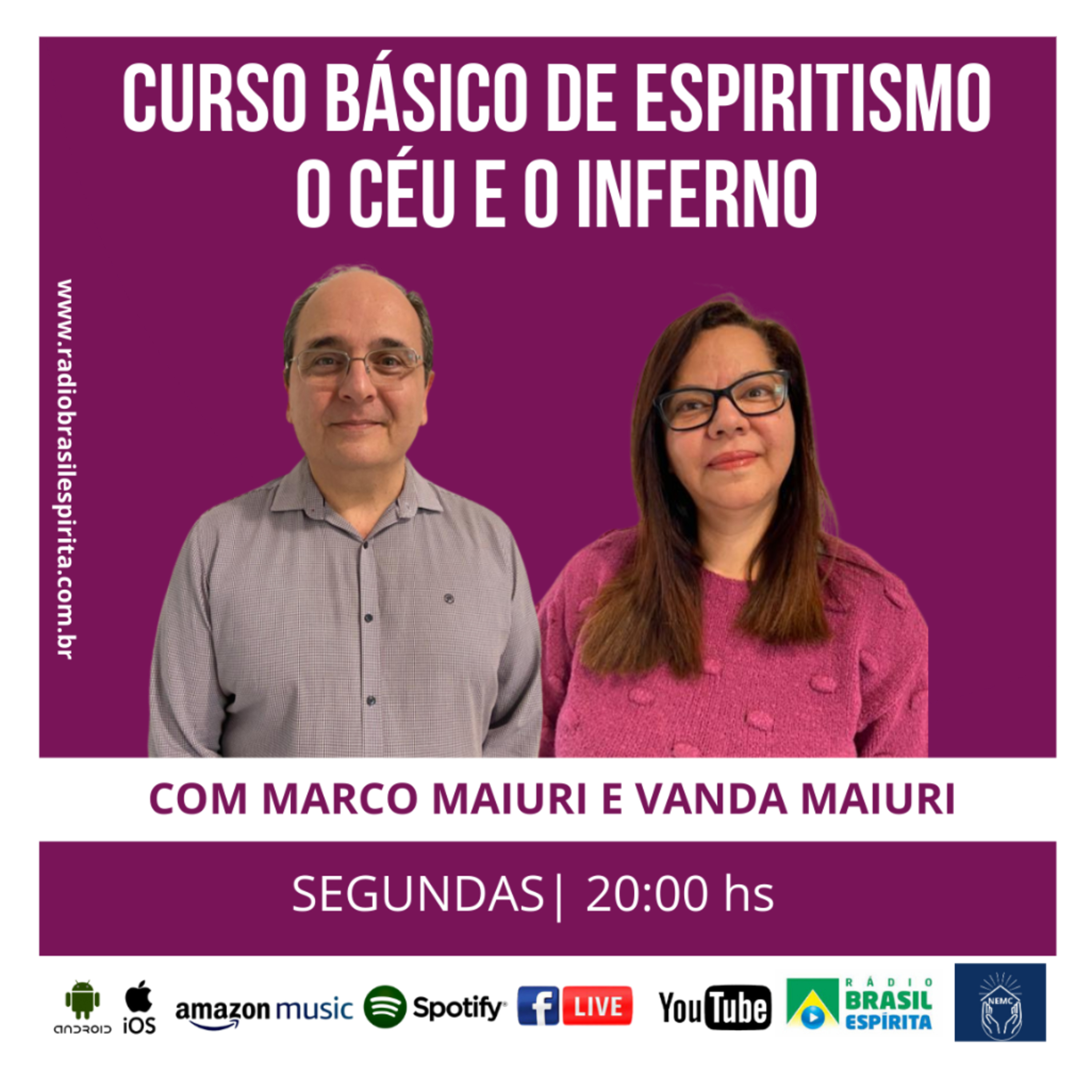 CURSO BÁSICO DE ESPIRITISMO - O CÉU E O INFERNO #rbeoficial #nemc episode artwork