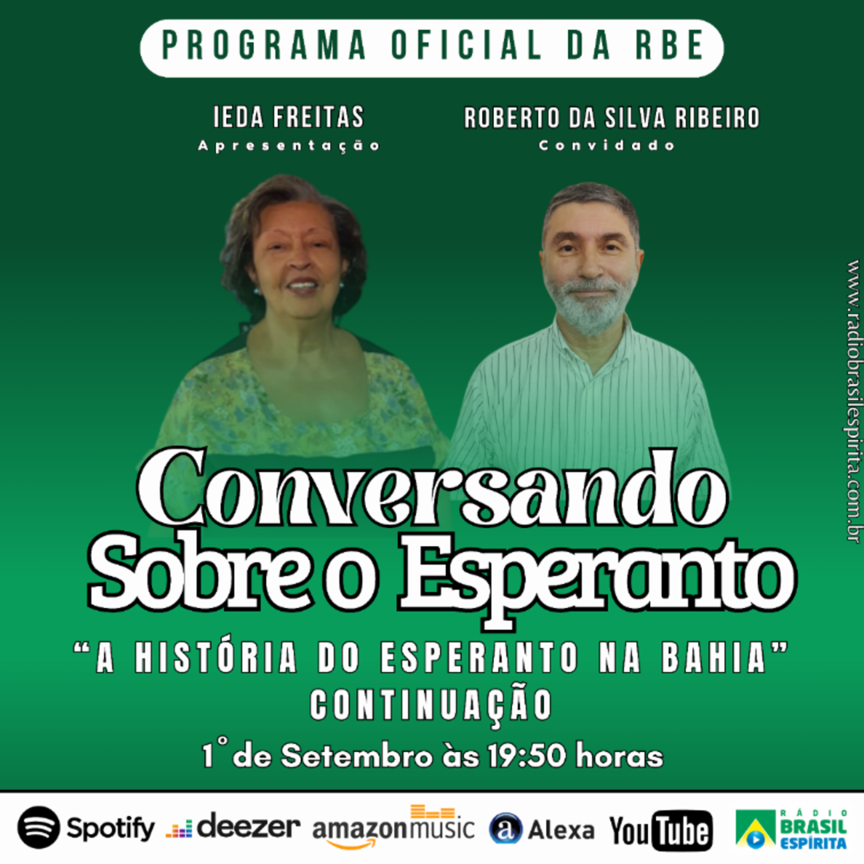 CONTINUAÇÃO - A HISTÓRIA DO ESPERANTO NA BAHIA - CONVERSANDO SOBRE O ESPERANTO #rbeoficial episode artwork