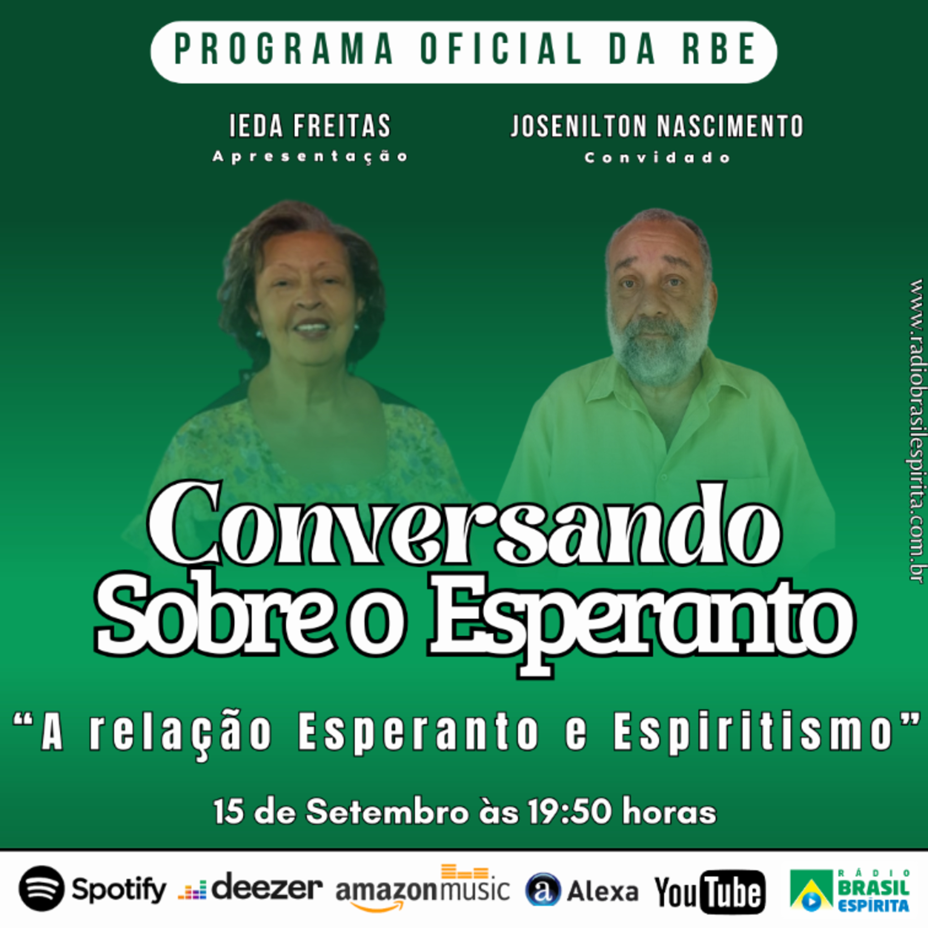 A RELAÇÃO ESPERANTO E ESPIRITISMO - CONVERSANDO SOBRE O ESPERANTO #rbeoficial episode artwork