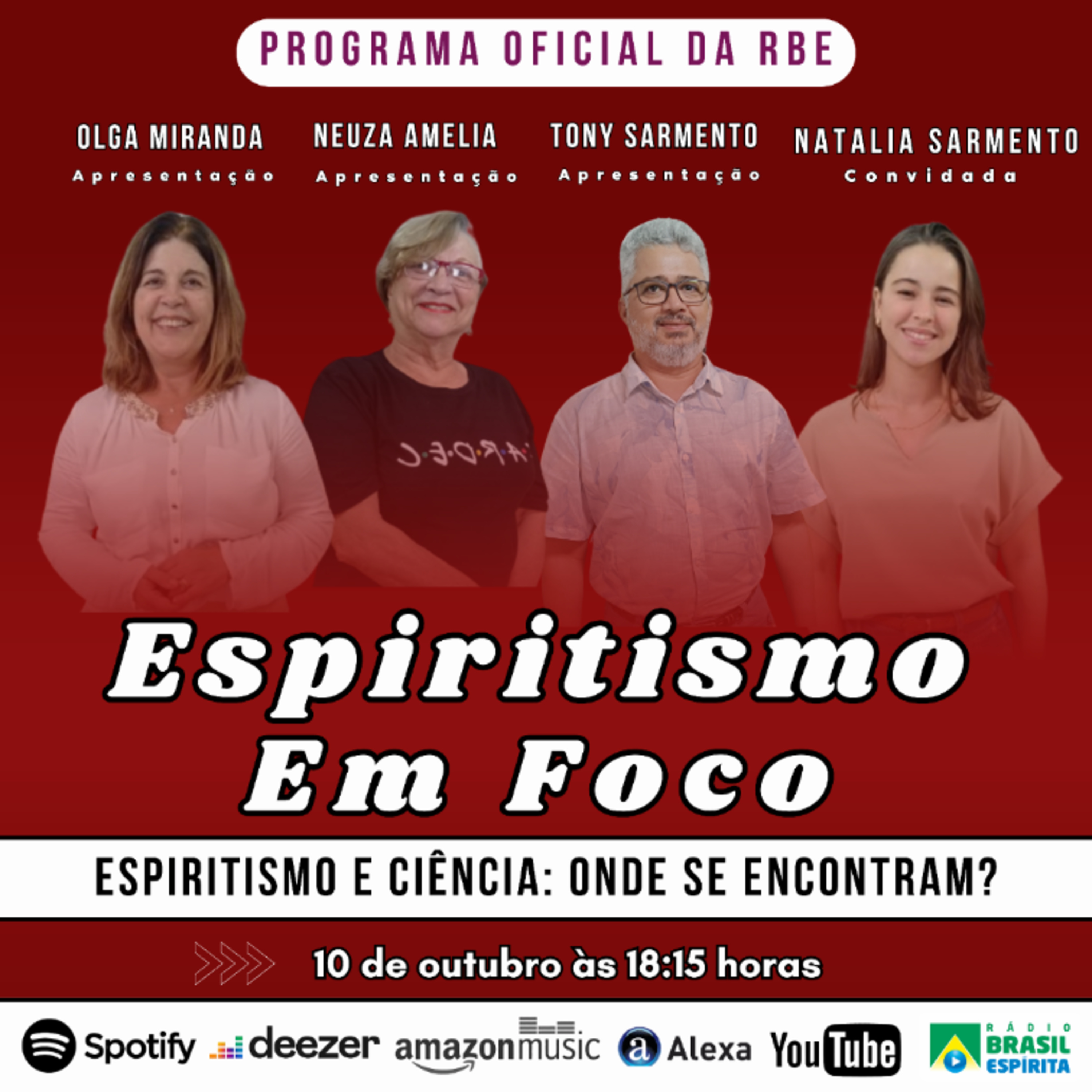 ESPIRITISMO E CIÊNCIA : ONDE SE ENCONTRAM #rbeoficial #espiritismoemfoco episode artwork
