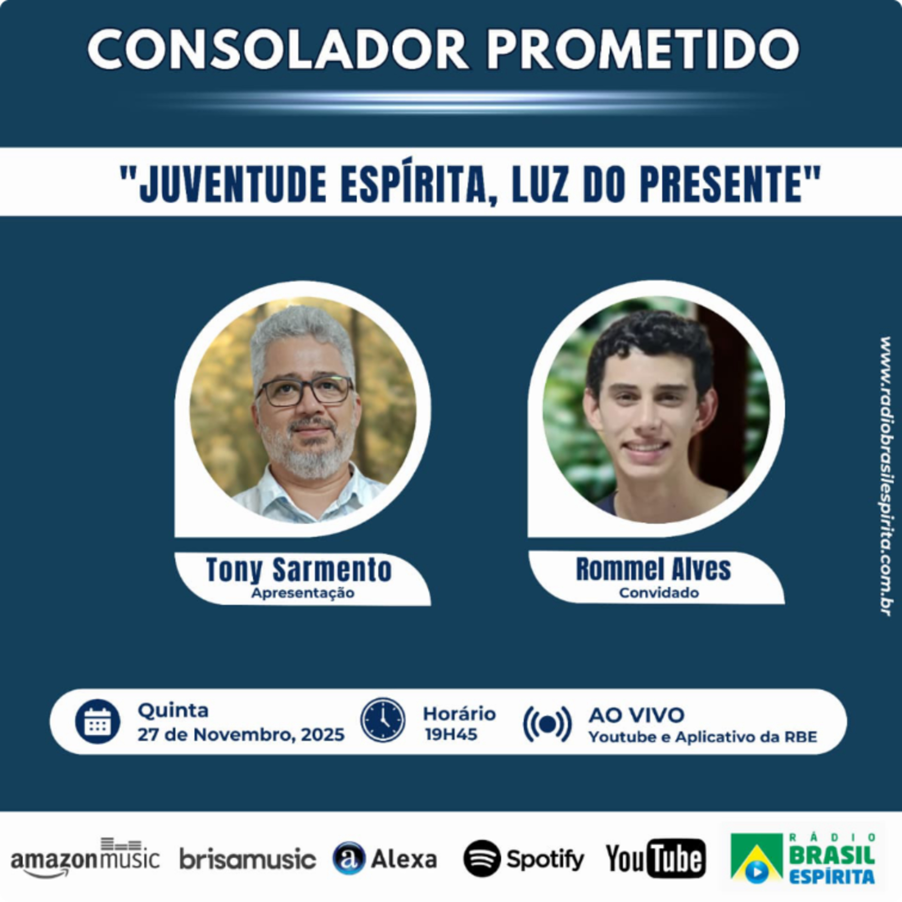 "Juventude Espírita, Luz do Presente" #rbeoficial episode artwork