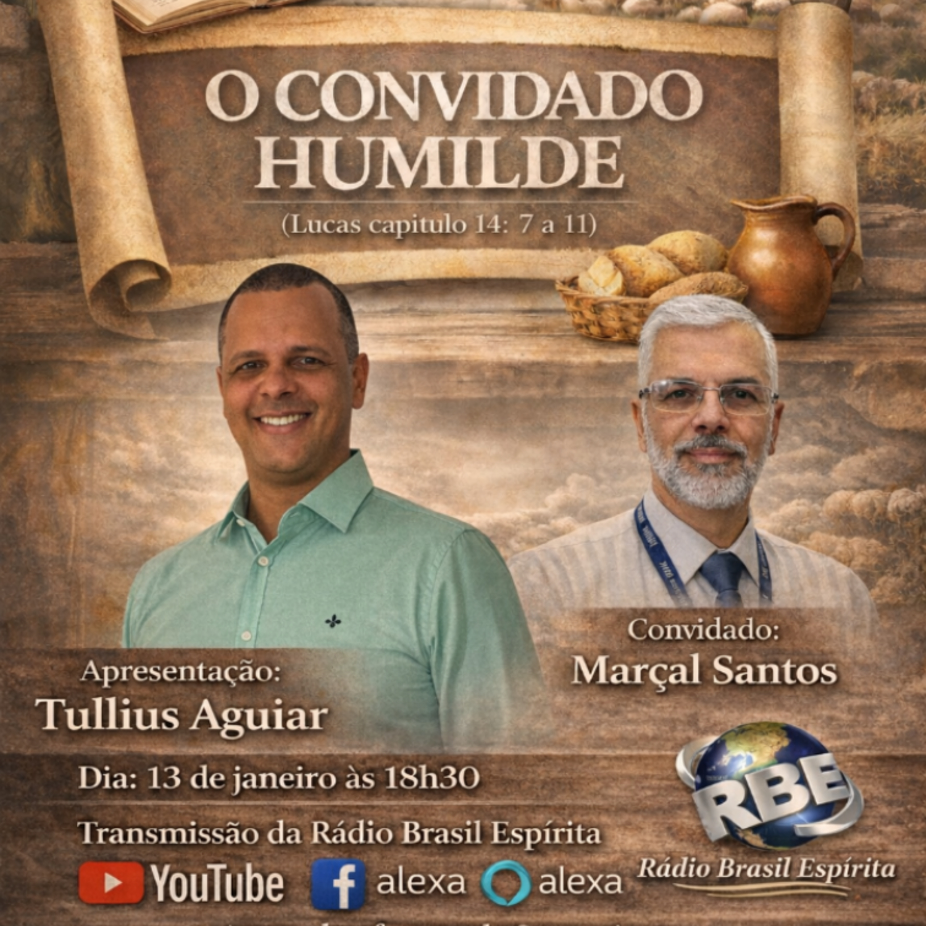O CONVIDADO HUMILDE (Lucas 14: 7 a 36) #rbeoficial episode artwork