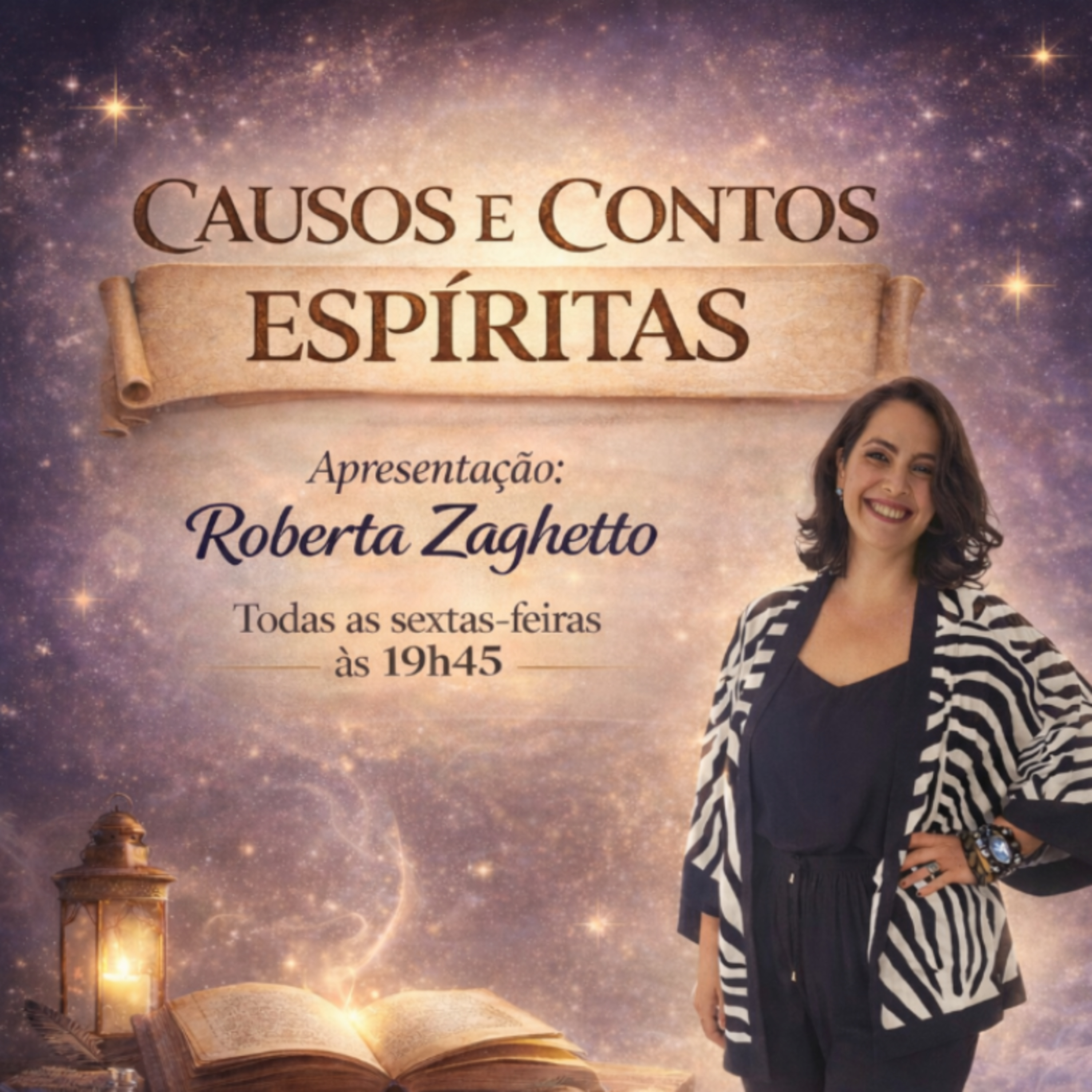 CAUSOS E CONTOS ESPÍRITAS COM ROBERTA ZAGHETTO #rbeoficial episode artwork