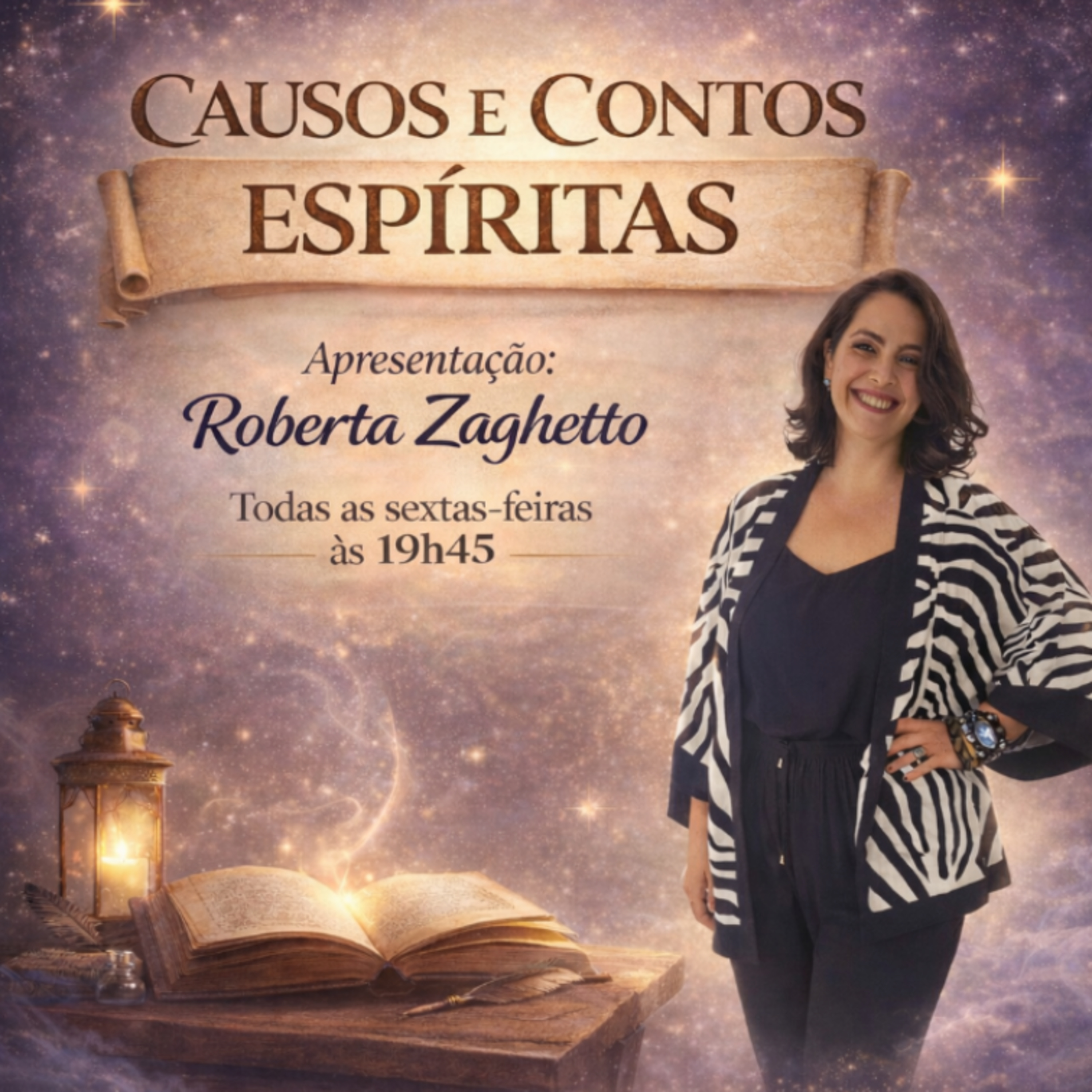CAUSOS E CONTOS ESPÍRITAS COM ROBERTA ZAGHETTO #rbeoficial episode artwork