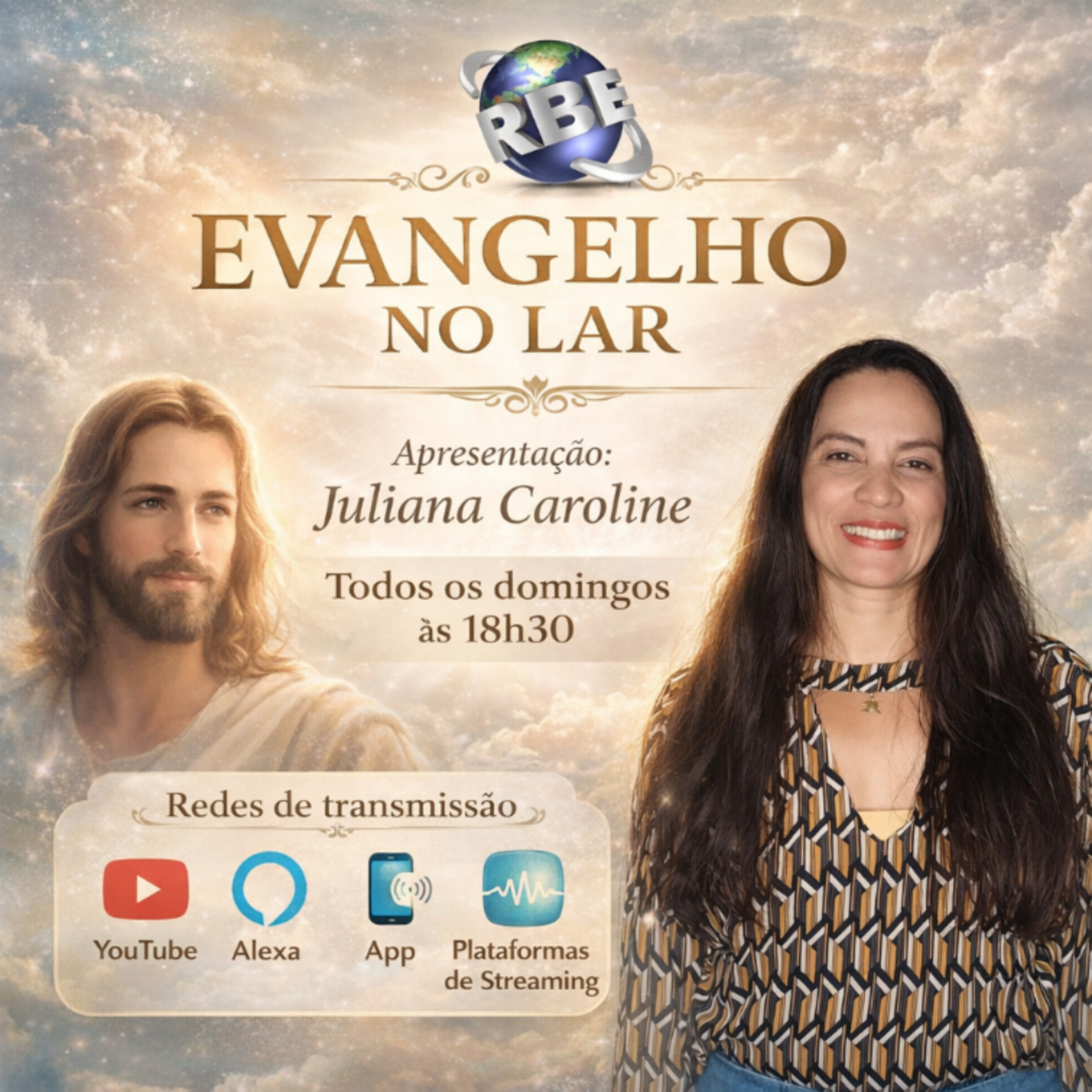 EVANGELHO NO LAR COM JULIANA CAROLINE #rbeoficial episode artwork