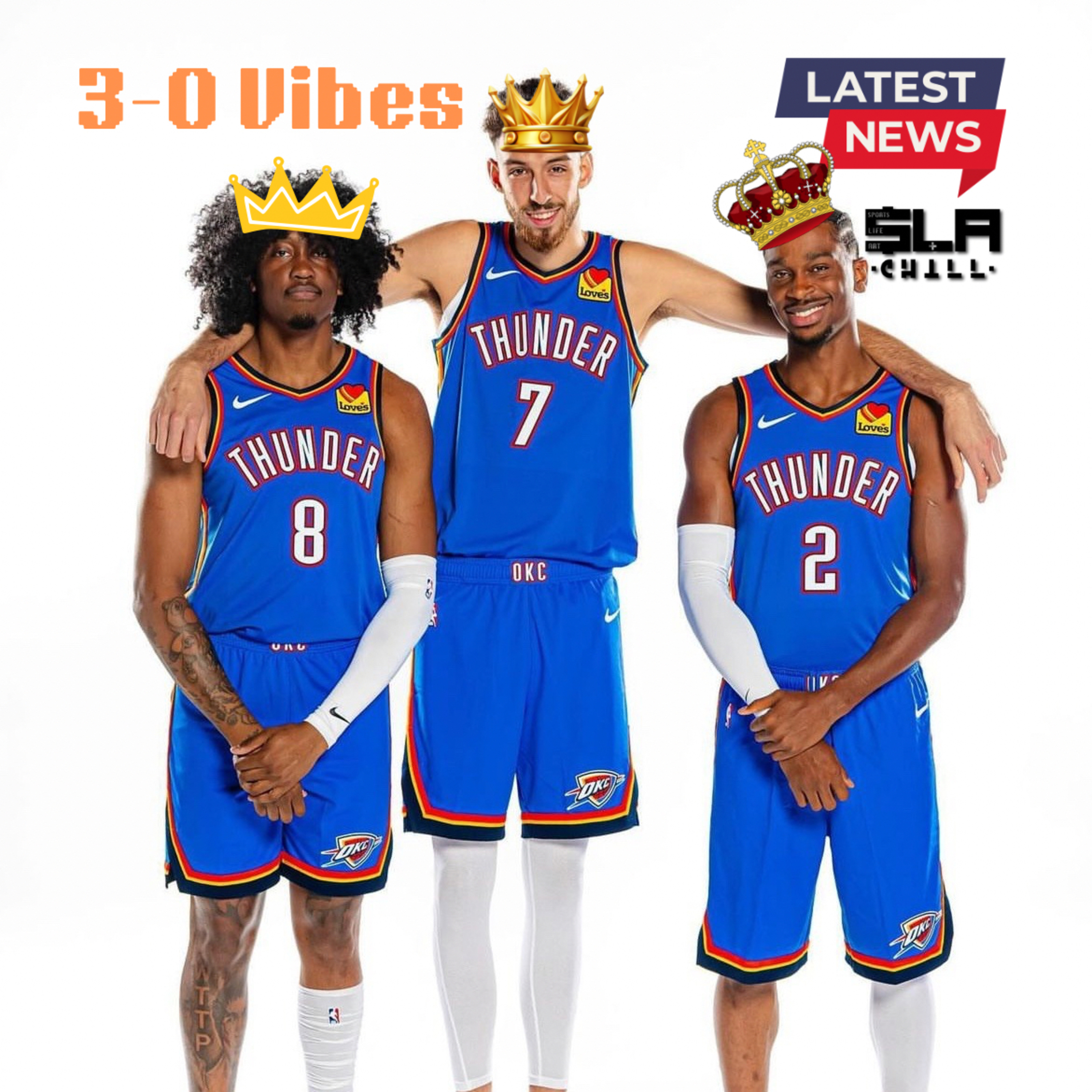 OKC Thunder 3-0 Vibes