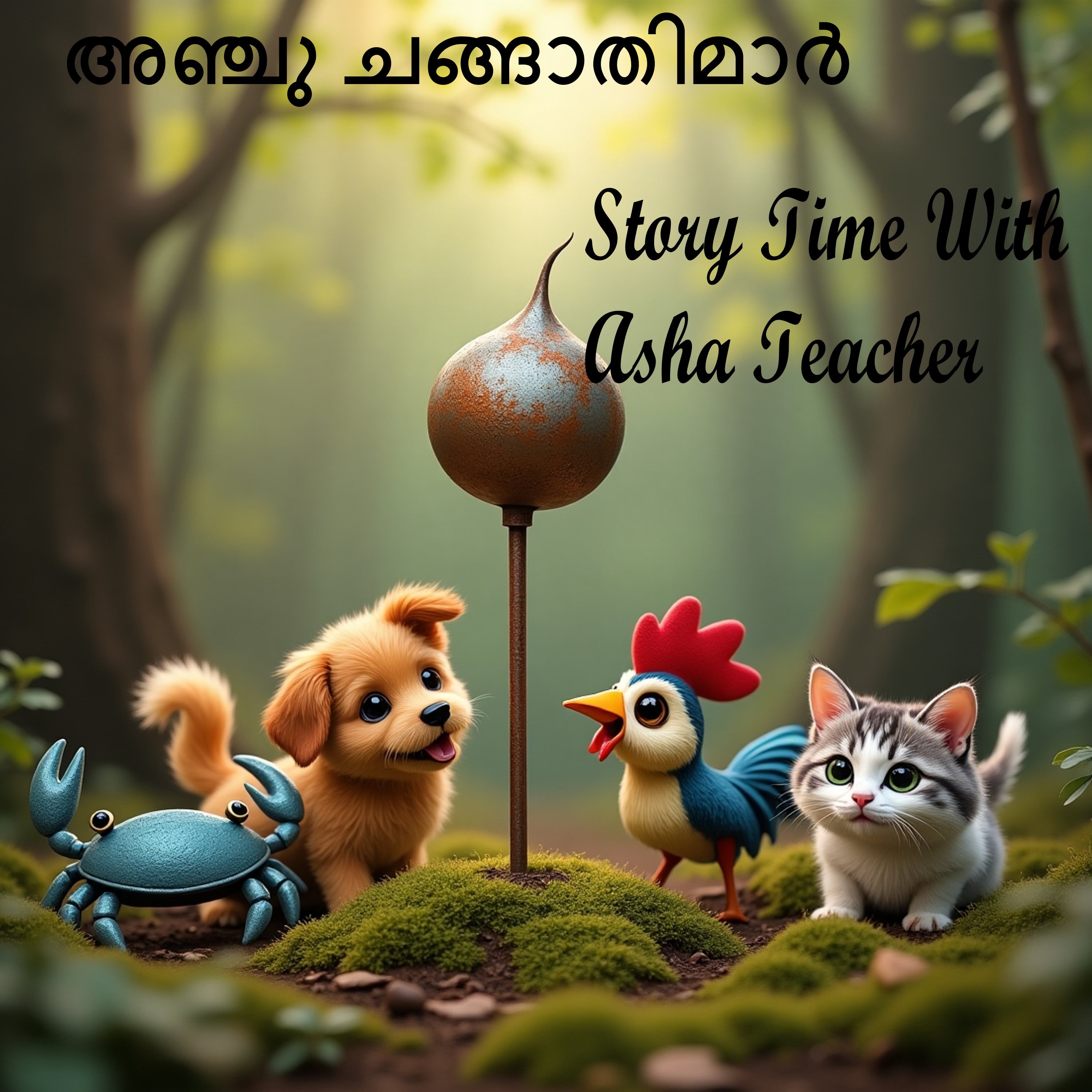 381 | അഞ്ചു ചങ്ങാതിമാർ | A Malayalam Story episode artwork