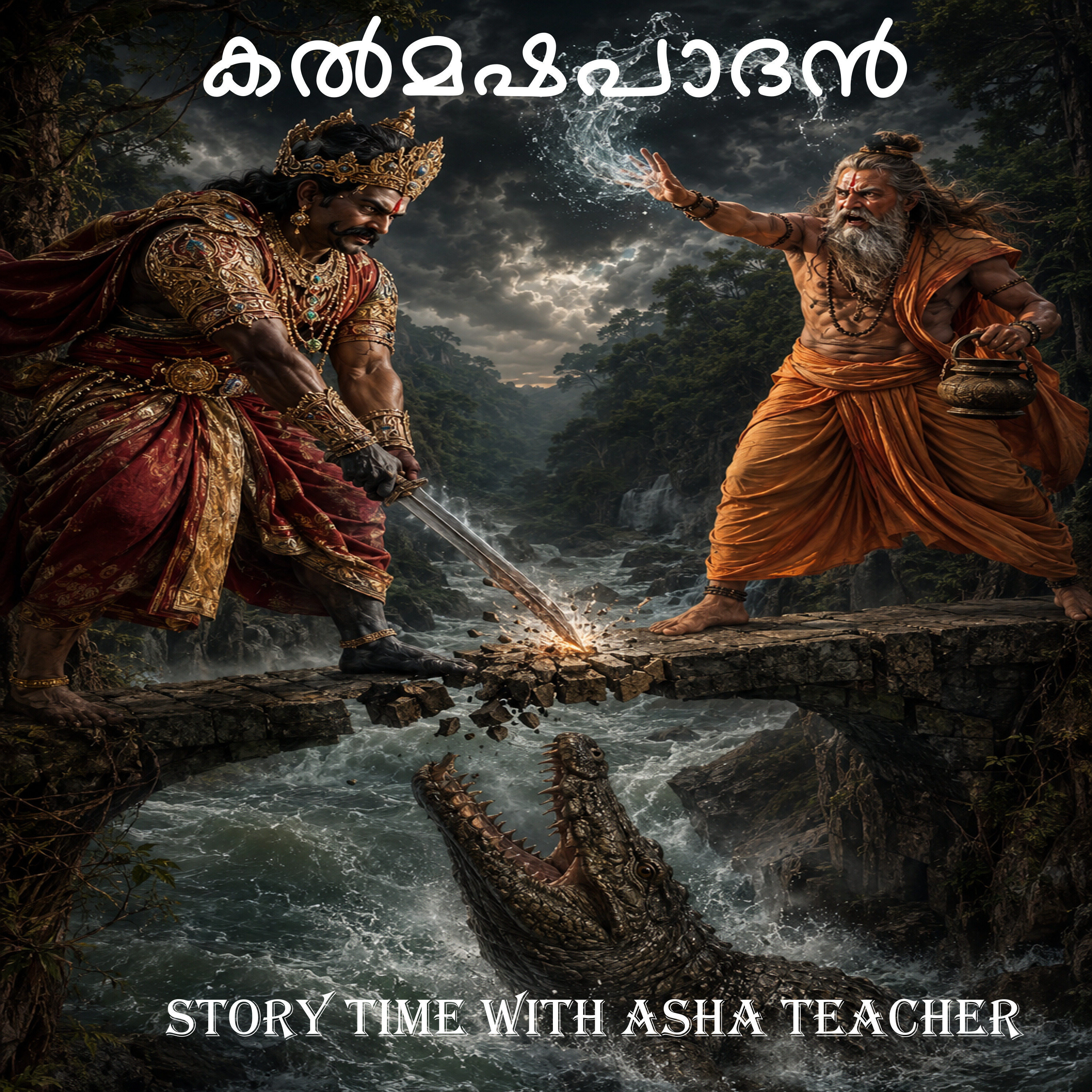 527 - കൽമഷപാദൻ Kalmashapadan / Kanmashapadan Malayalam Stories episode artwork