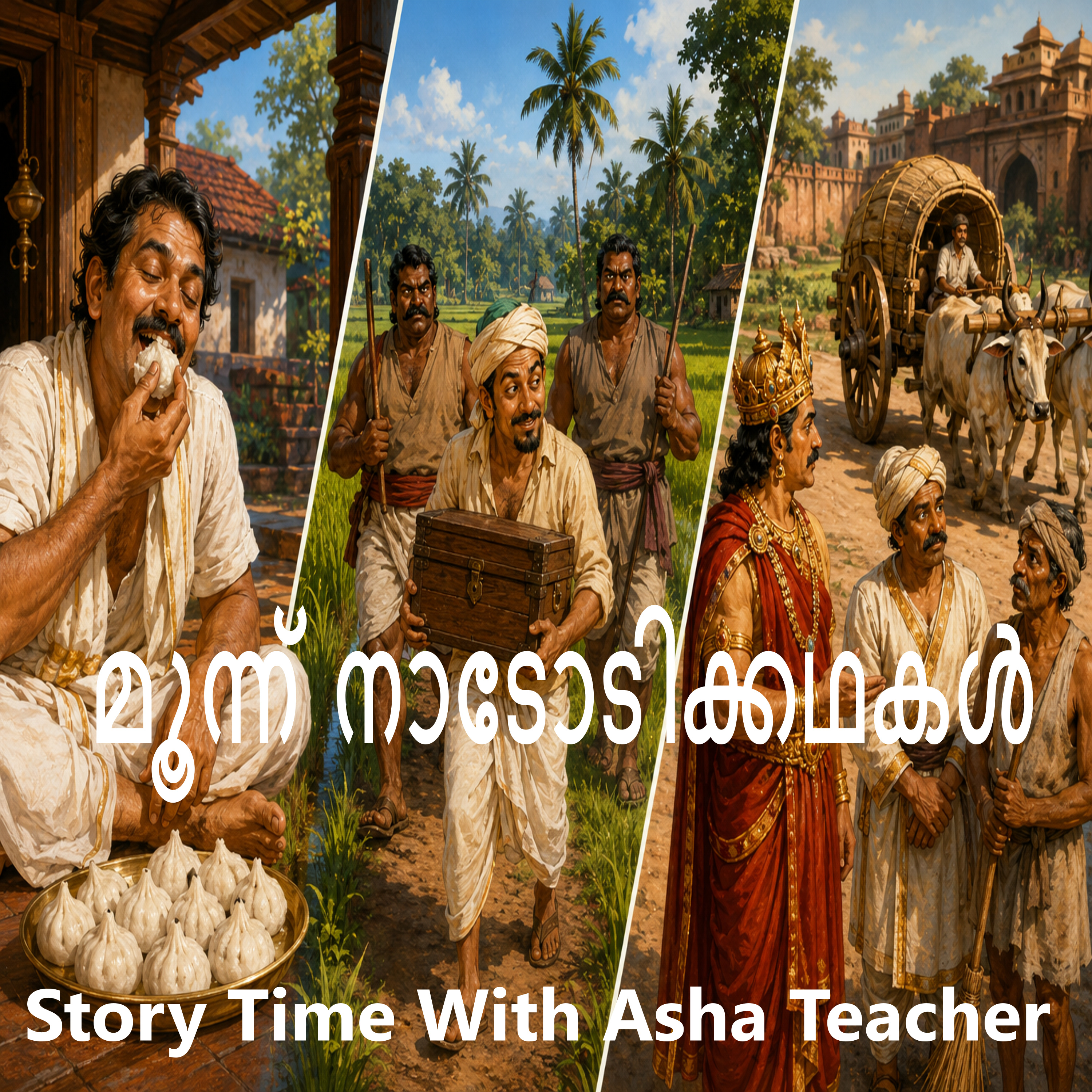 537 - മൂന്ന് നാടോടിക്കഥകൾ - Thee Folk Tales - Malayalam Stories episode artwork