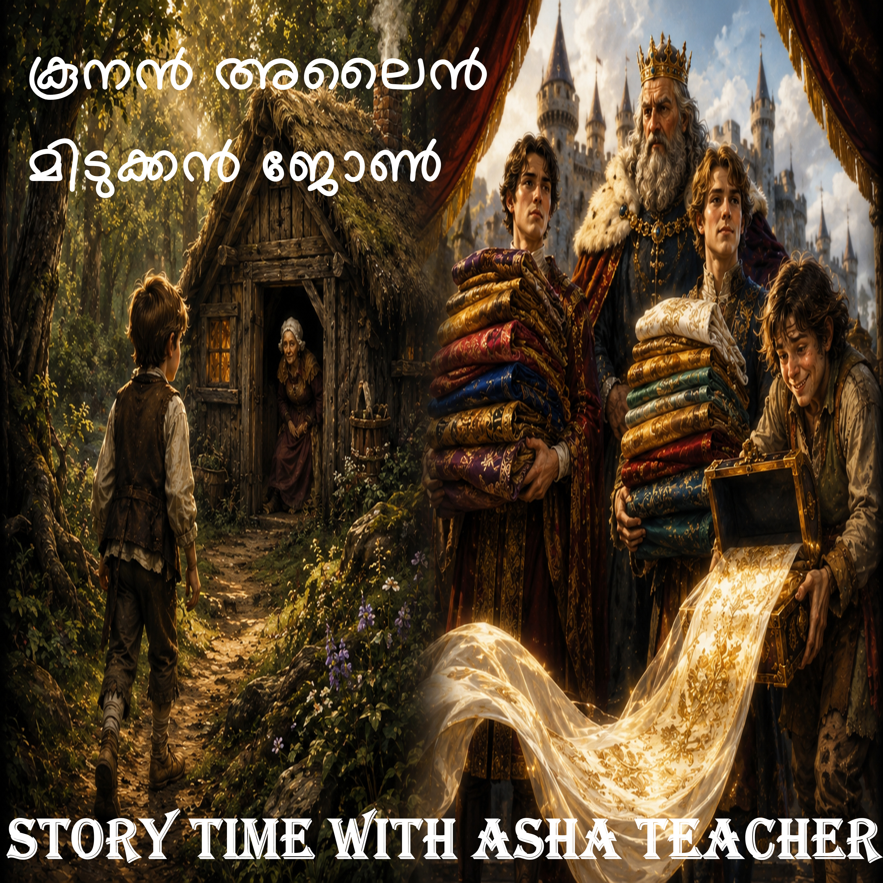 546 - കൂനൻ അലൈൻ മിടുക്കൻ ജോൺ - Two Folk Tales in Malayalam