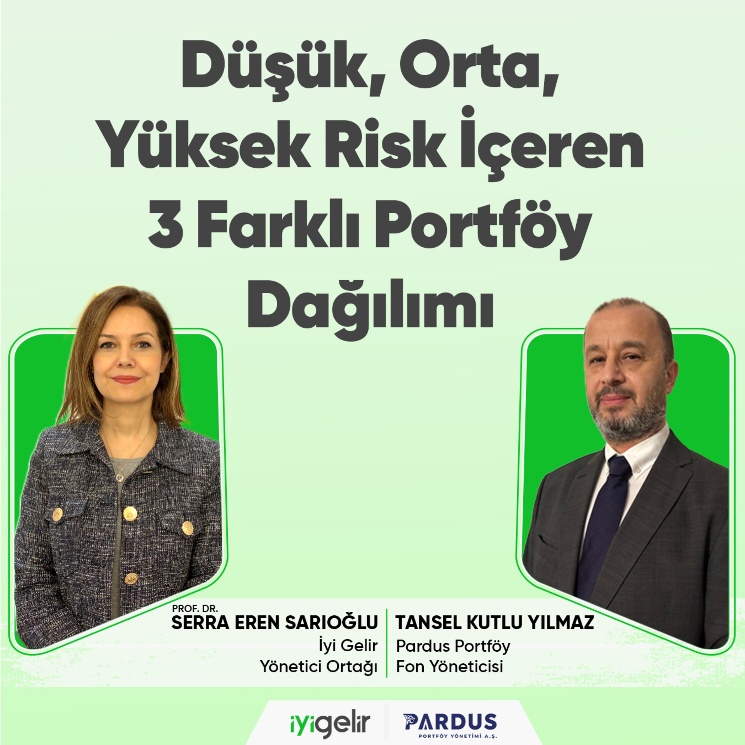 Düşük, Orta, Yüksek Risk İçeren 3 Farklı Portföy Dağılımı episode artwork
